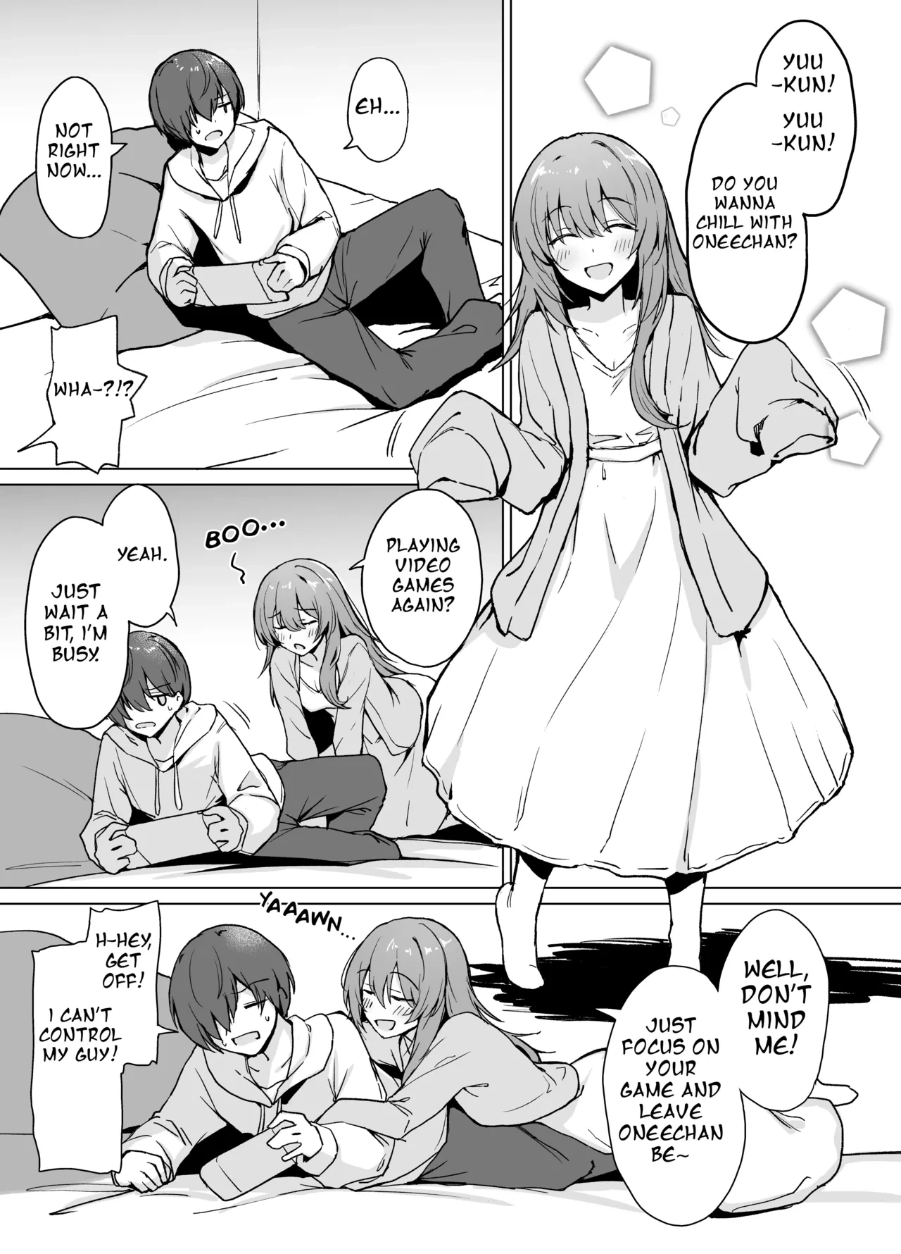 [+2 (Sabo)] Moumoku Uza-Garami Onee-chan to Chotto Ecchi na Wacha-Wacha Nakayoshi Hon. [English] [calg] [Digital]
