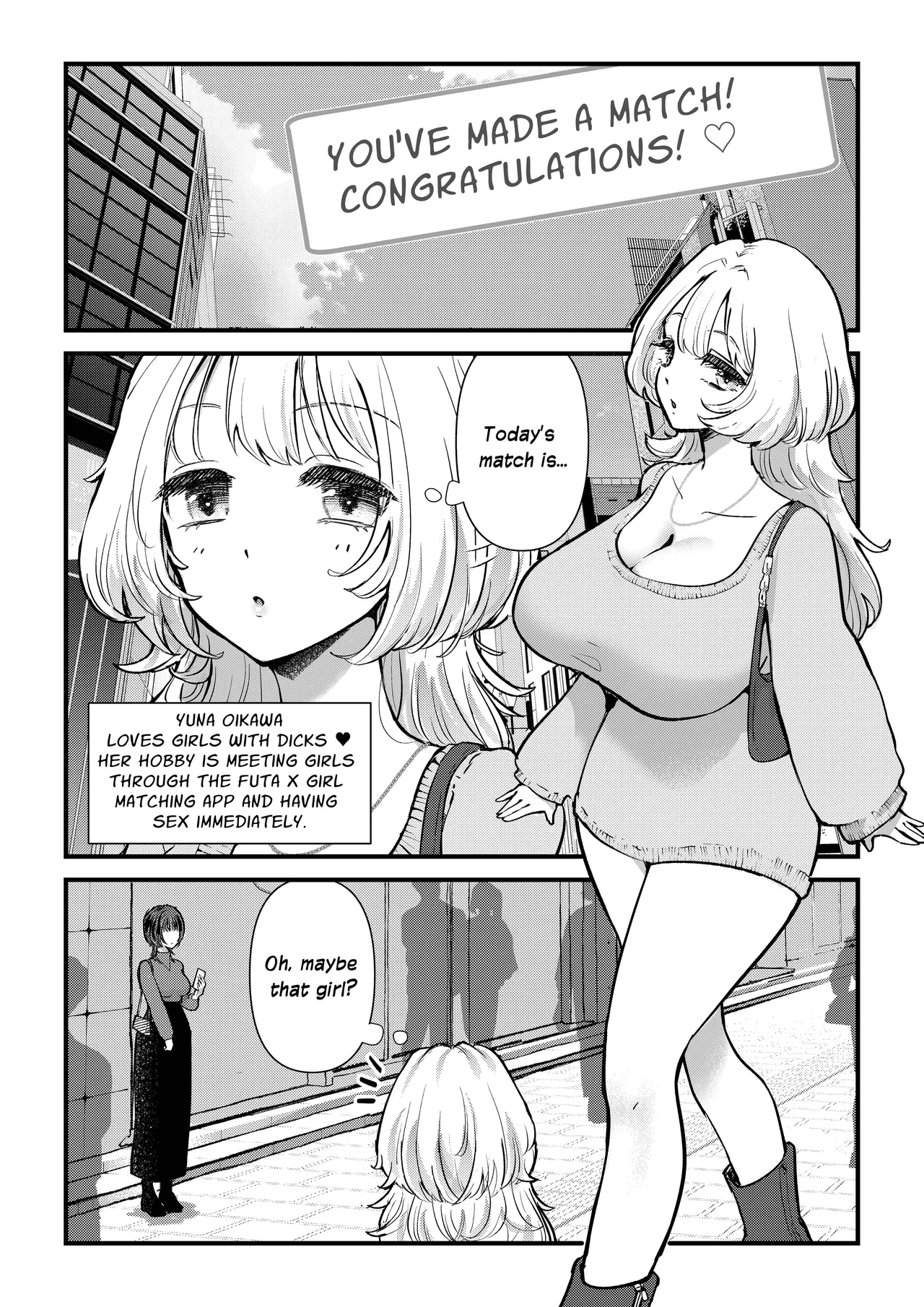 [Banibani (Bani)] Futa x Onna Matching App de Deatta Futanari Uma-chin Musume ni Hame taosareru!! | Futa x Girl Matching App Getting Fucked Hard By The Futanari Girl With A Horse Cock I Just Met!! [English] [Penguin Piper]