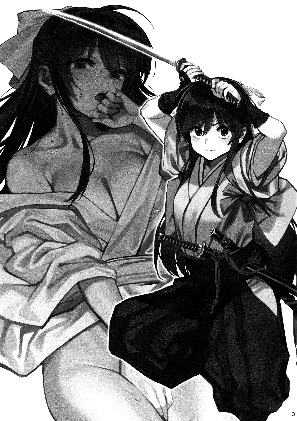 (C106) [Dokudami (Okita Ababa)] Manadeshi ga Touzoku ni Netorareta Hanashi + Paper C106 | 我的爱徒被盗贼给盗走了 [Chinese] [紫藤汉化组]