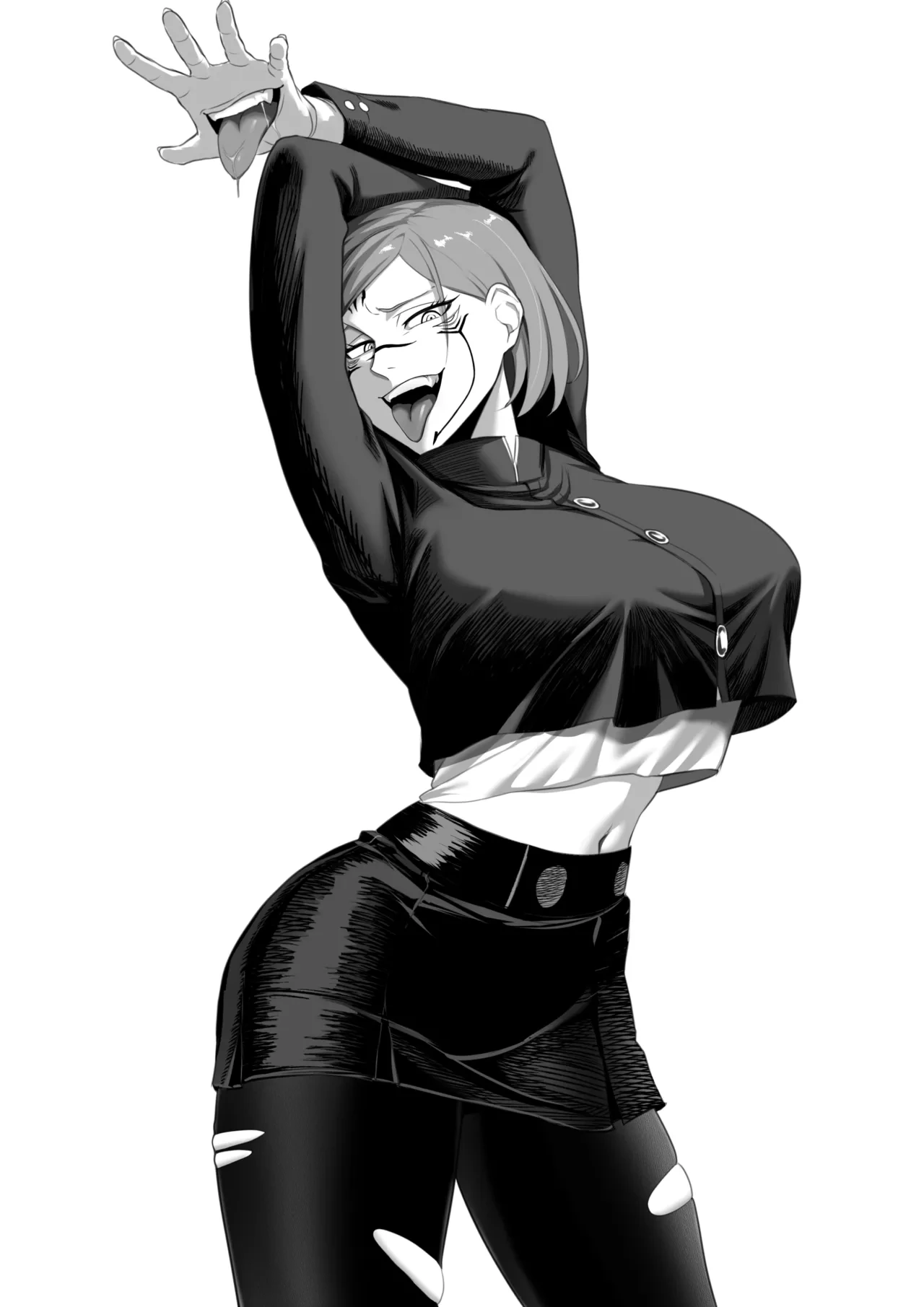 [NesZ] Bad Nobara (Jujutsu Kaisen) [uncensored+HQ] Color by: proyectoanimeh
