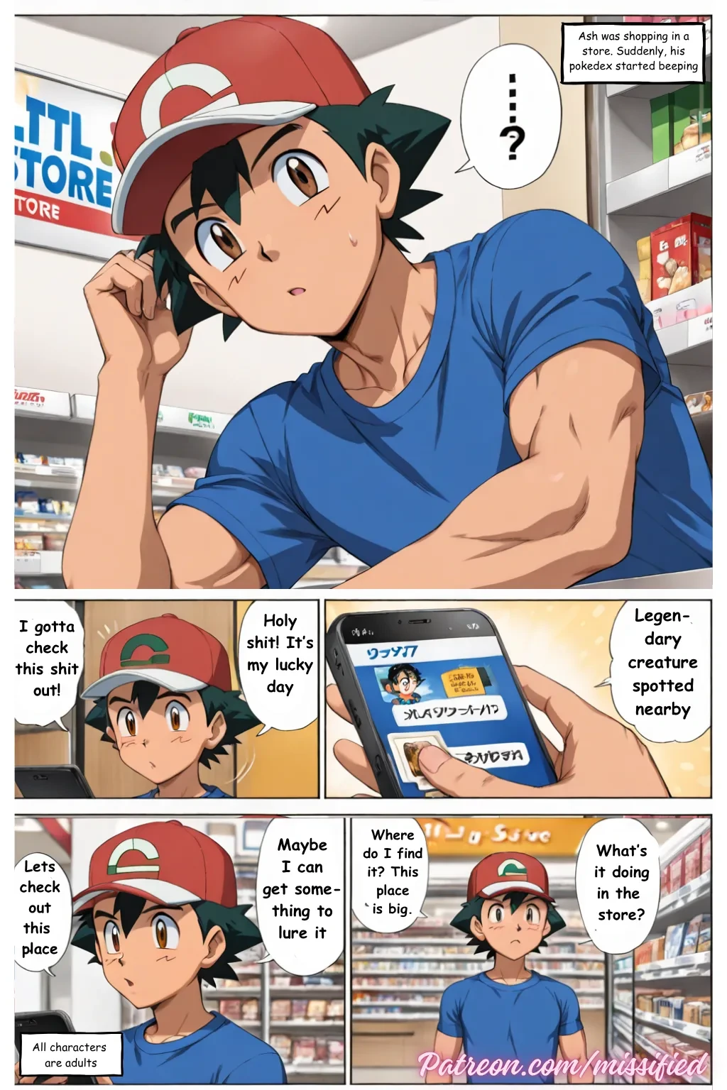 [Missified] Ashey's Evolution - Chapter 1, 2 & 3 (Pokémon) [ai generated] [Digital]