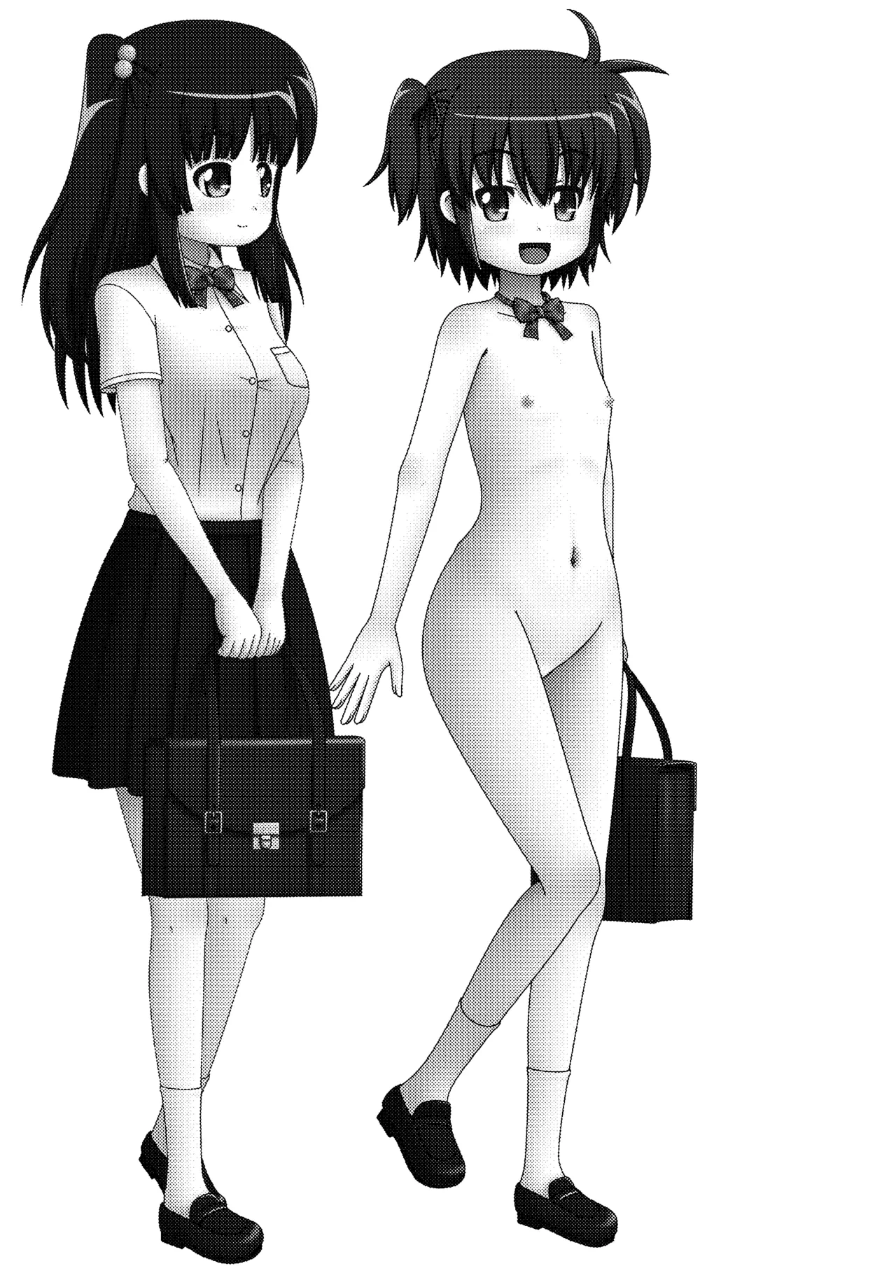 [Convallo-stick (halogen)] Hadaka de Kurasu Onna no Ko no Nichijou -Gray Shori [Digital]
