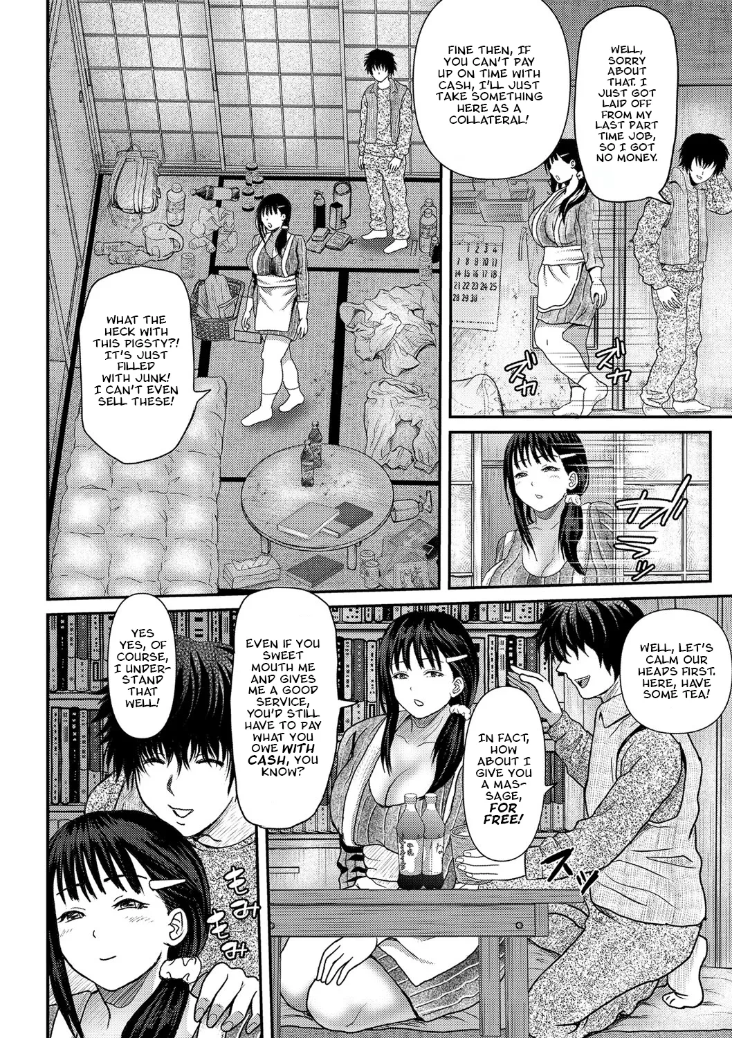 [Enpuro] 100-fun-go Ochiru Ooya-san | A Landlord That Will Fall Into Depravity Within 100 Minutes (Kyonyu Hatsujo Toransu) [English] [DeppoTL] [Digital]