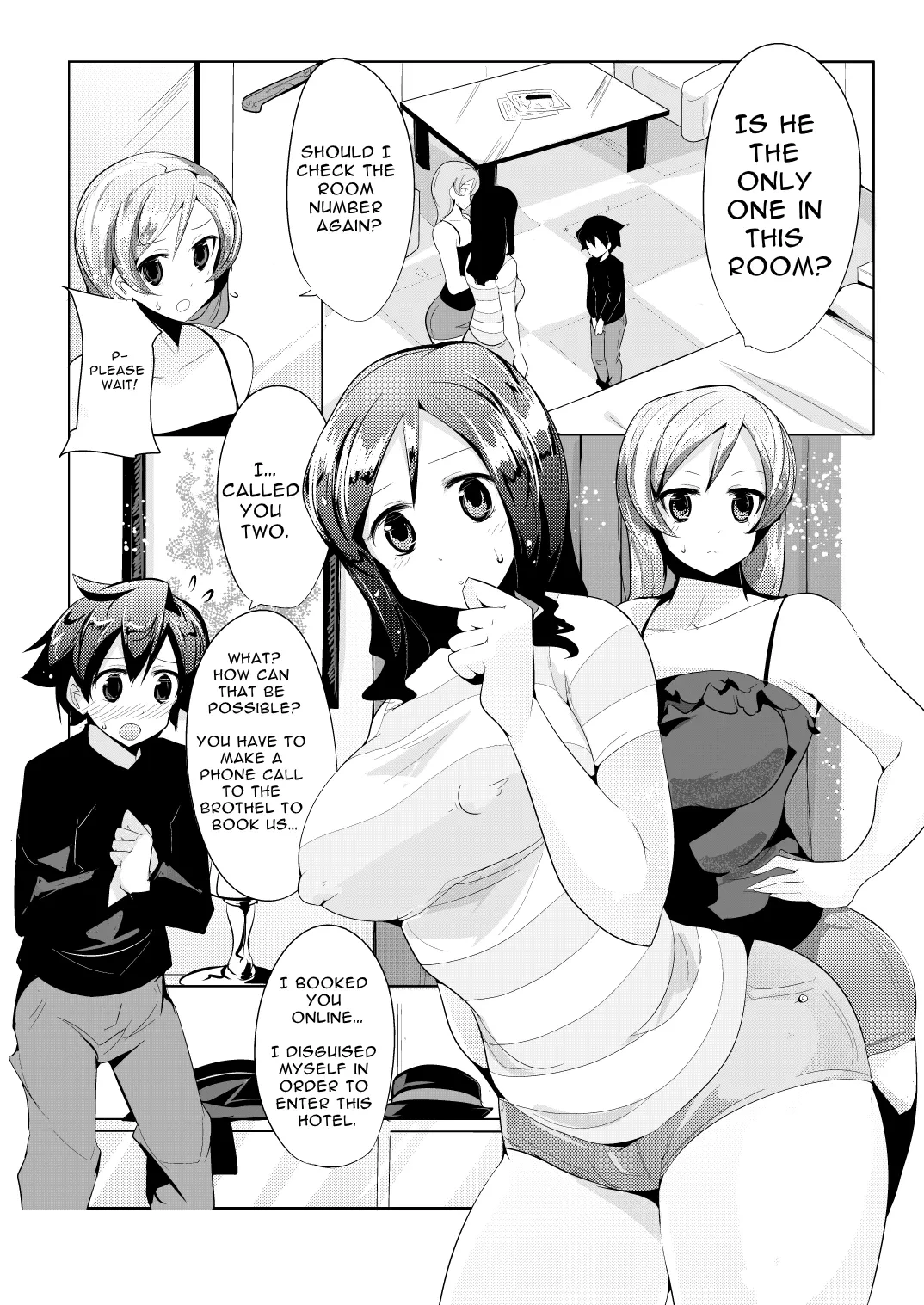 Hajimete no Haitatsu | My First Escorts