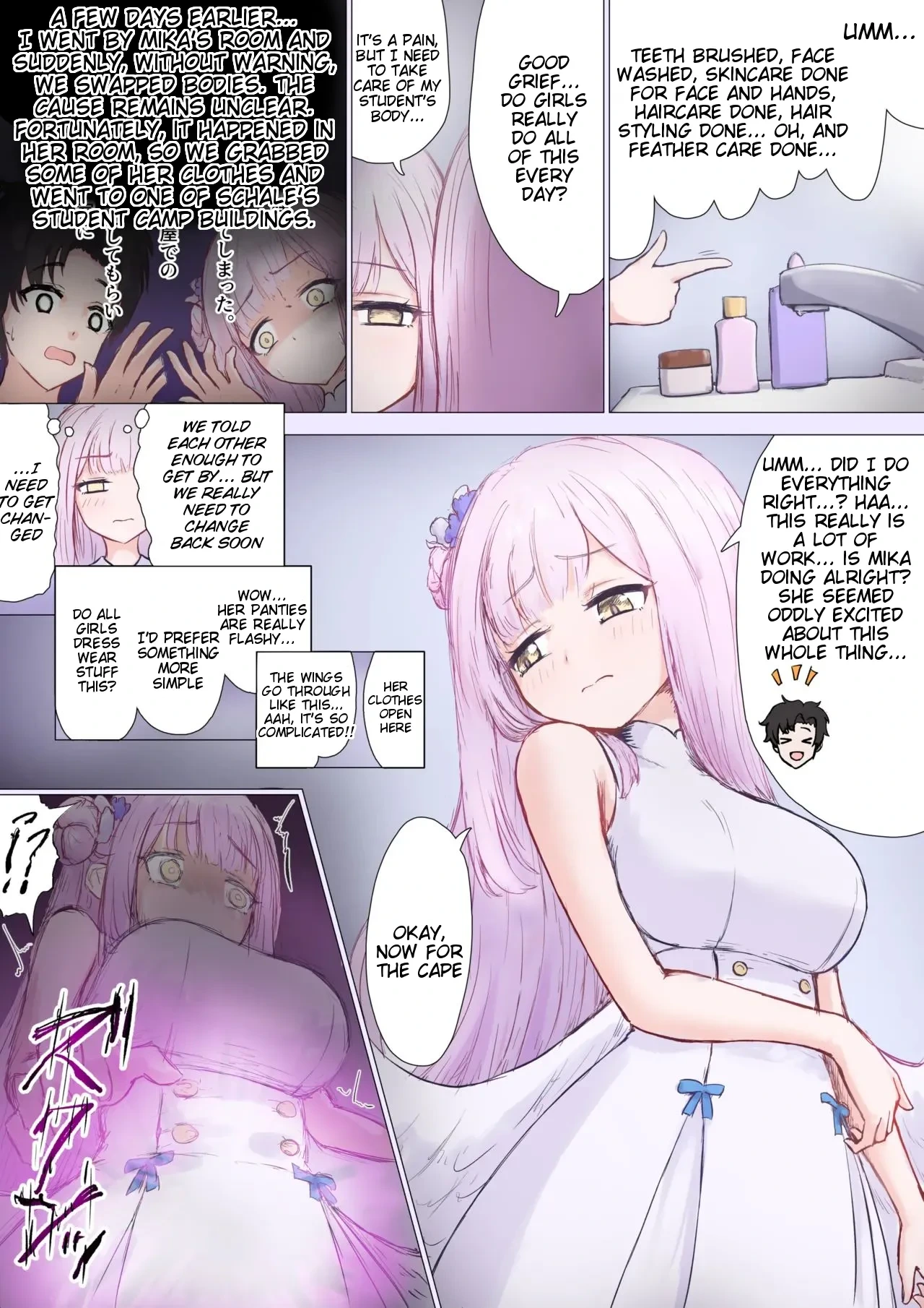 [Nuco Nanatume] Mika, Sensei Irekawari TS (Blue Archive) [English] [Tigoris Translates]