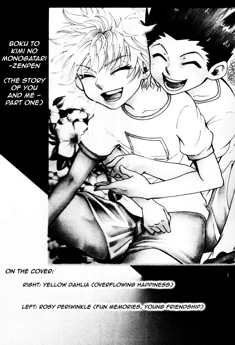 [Amanojaku. (Sakichi)] Boku to Kimi no Monogatari Zenpen | The Story of You and Me Part 1 (Hunter x Hunter) [English] [HXH-Doujinshilivejournal]