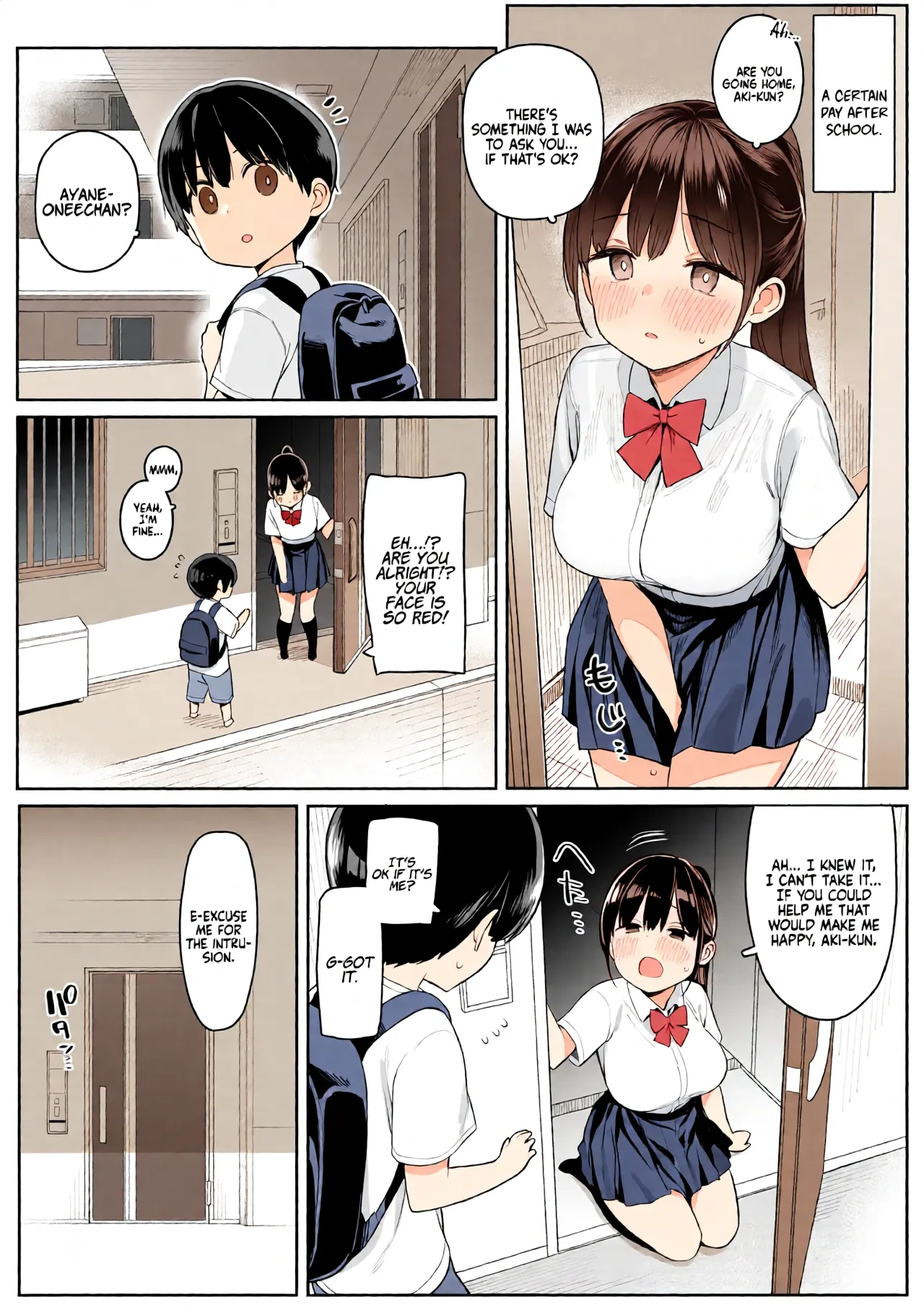 [Higuma-ya (Nora Higuma)] The Story of How The Big Sister Neighbor Squeezed My Semen Because She was a Succubus [English] [LumaNH] [AI Colored]