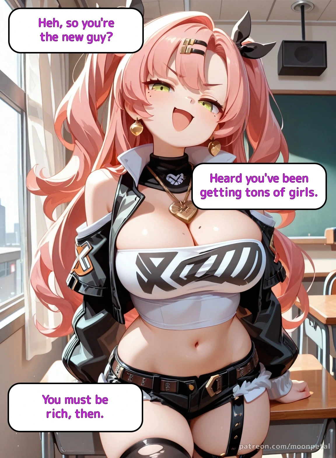 [Moon Petal] Wanna make a bet? ch. 5 - Nicole Demara [English] [Uncensored] [Patreon] [AI Generated]