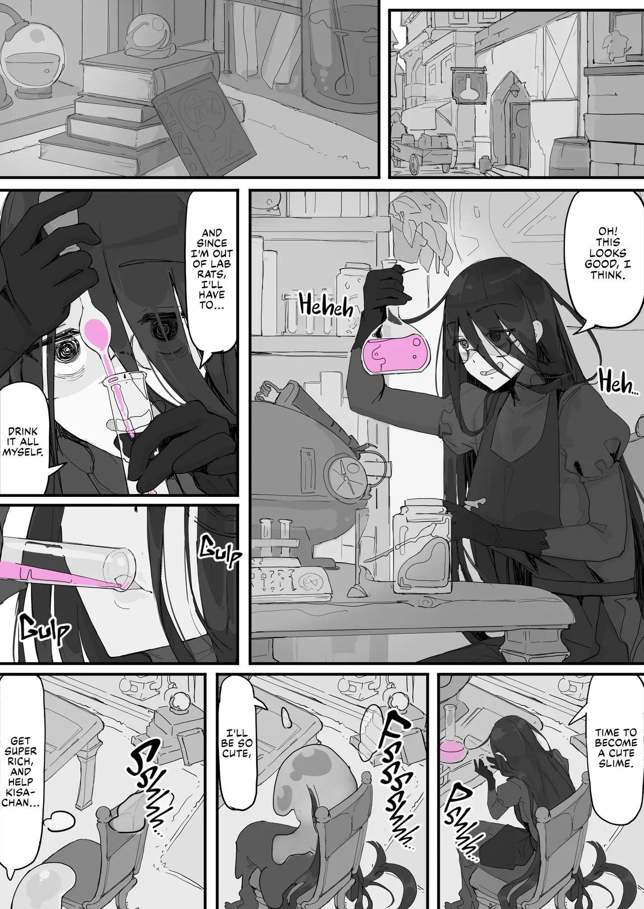 [Shirabe Shiki] Onaho ni Nareru Potion ① - ② | Onahole Potion ① - ② [English] [Fap It Scans] [Decensored]