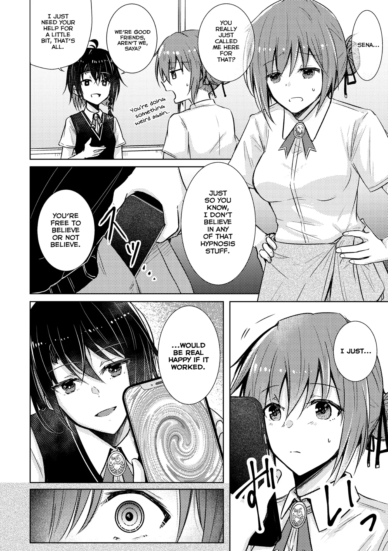 [Haz] Hypnosis Caress (2D Comic Magazine Yuri Saimin Vol. 1) [English] [Digital]