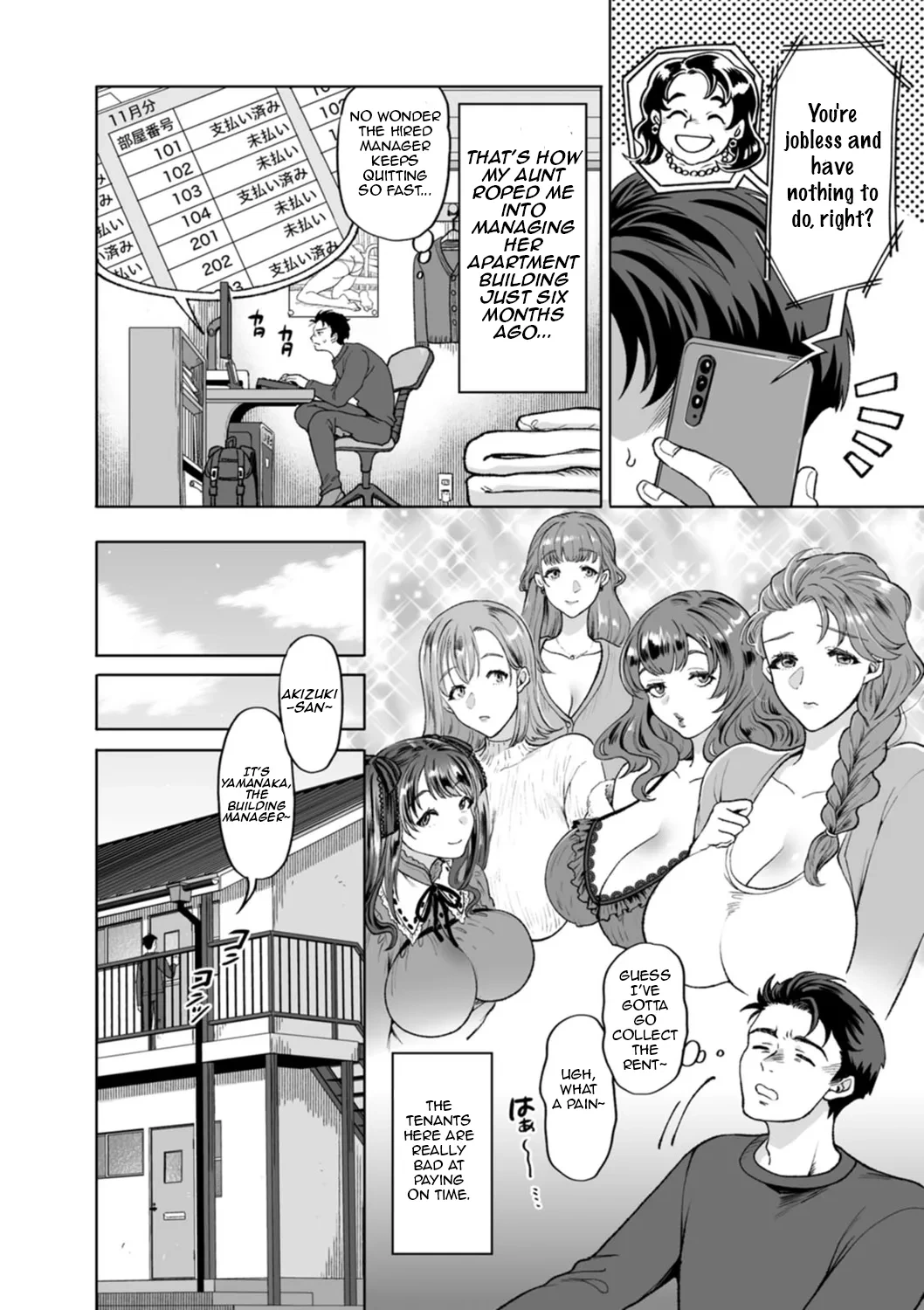 [Kijima Daisyarin] Chinkobi Apartment ~Fukou Hitozuma x Seikou Harai Hen~ | Cock-Pleasing Apartment: Unlucky Married Woman × Payment-in-Sex Edition (Nyuyoku Onsen) [English] [Aishi21] [Digital]
