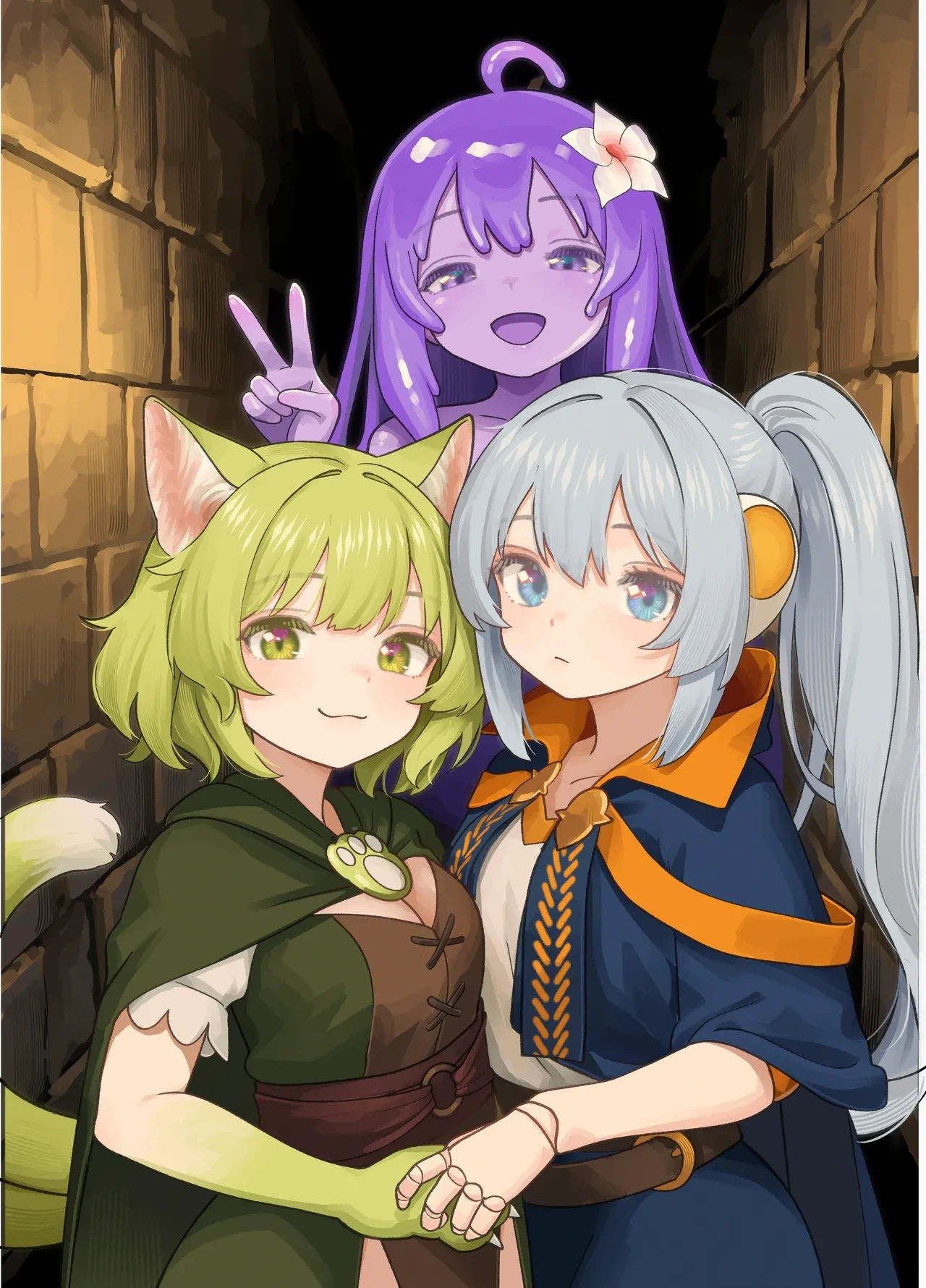 [Milking Dam (Milking, Welt)] Maou ga Taosareta node Tank Kyoudai to Kenshi o Mamono Musume ni Kaechaimasu! | 魔王被打败了所以把魔法使、精灵使和勇者的师傅都变成魔物娘！ [Chinese] [梅水瓶汉化] [Digital]