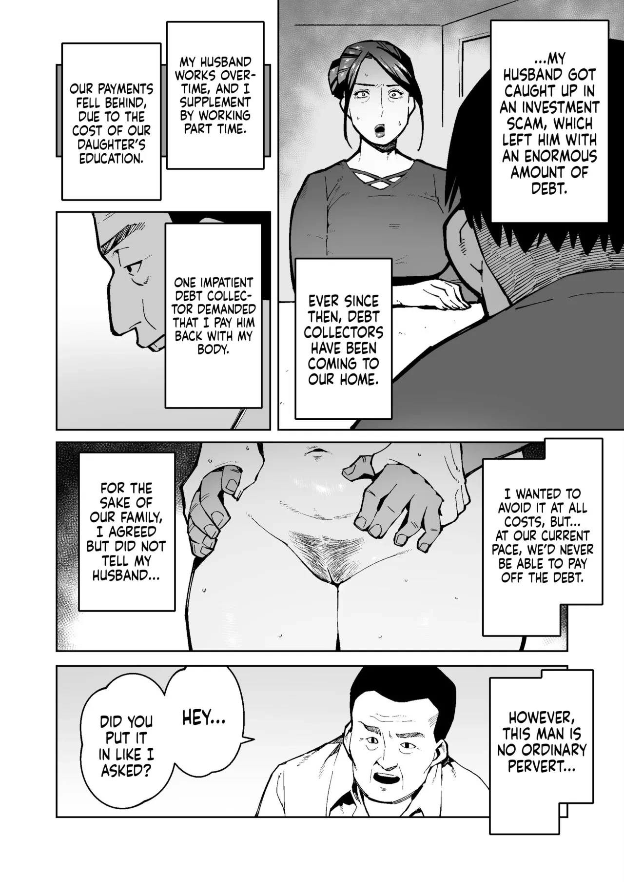[Cupiko] Shakkin Hensai no Tame Anal Kakuchou Sare Deka Unko o Hineridasu Houman Jukujo [English] [Decensored]