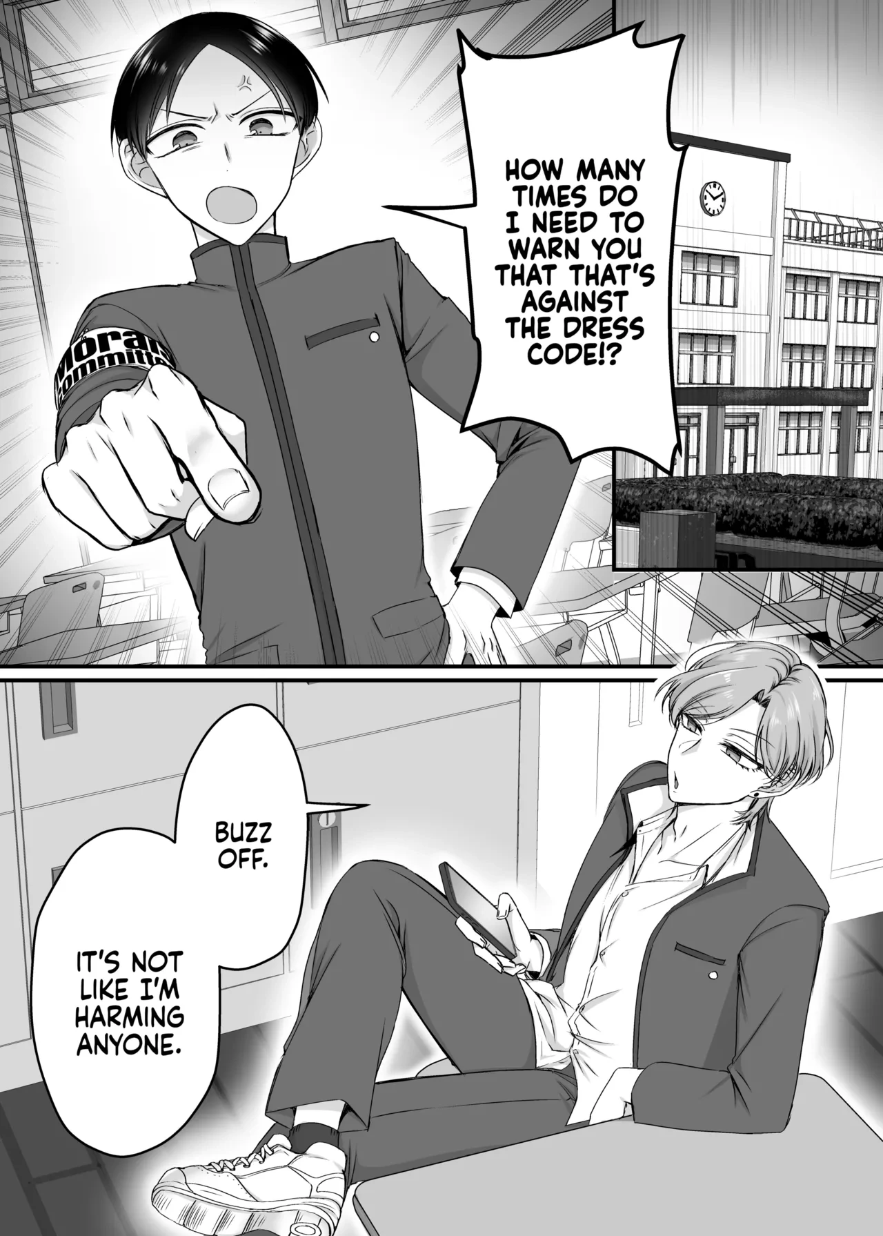 [Amaia Okashi Seisakusho (Moegi Oji-san)] Fuuki Iinchou wa Seishori Bunny!? | The Morals Committee President Is a Bunny Girl!? [English] {2d-market.com}