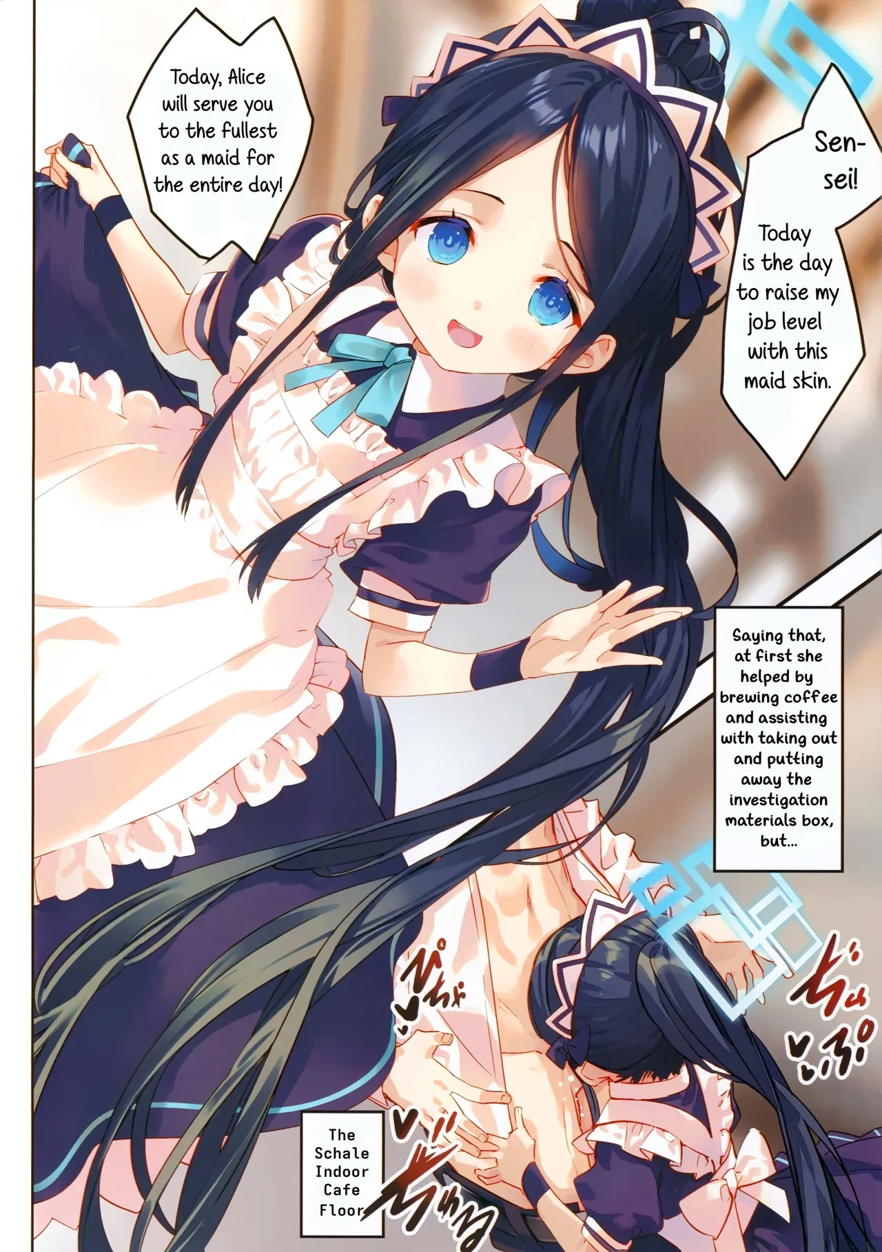(C105) [ActiveMover (Arikawa Satoru)] Sensei wa Maid no Alice mo Kouryaku shimasu ka? | Will Sensei Conquer The Maid Alice Too? (Blue Archive) [English]