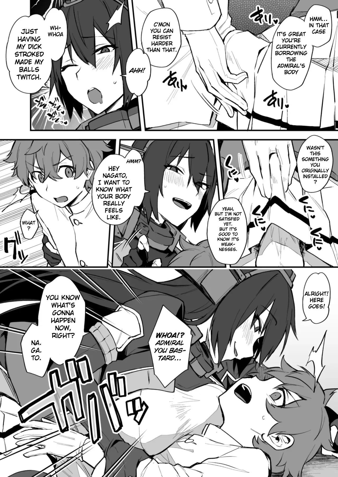 [Ikeshita Maue] Shota Admiral x Nagato Body Swap Manga (Kantai Collection )[English][MTL]