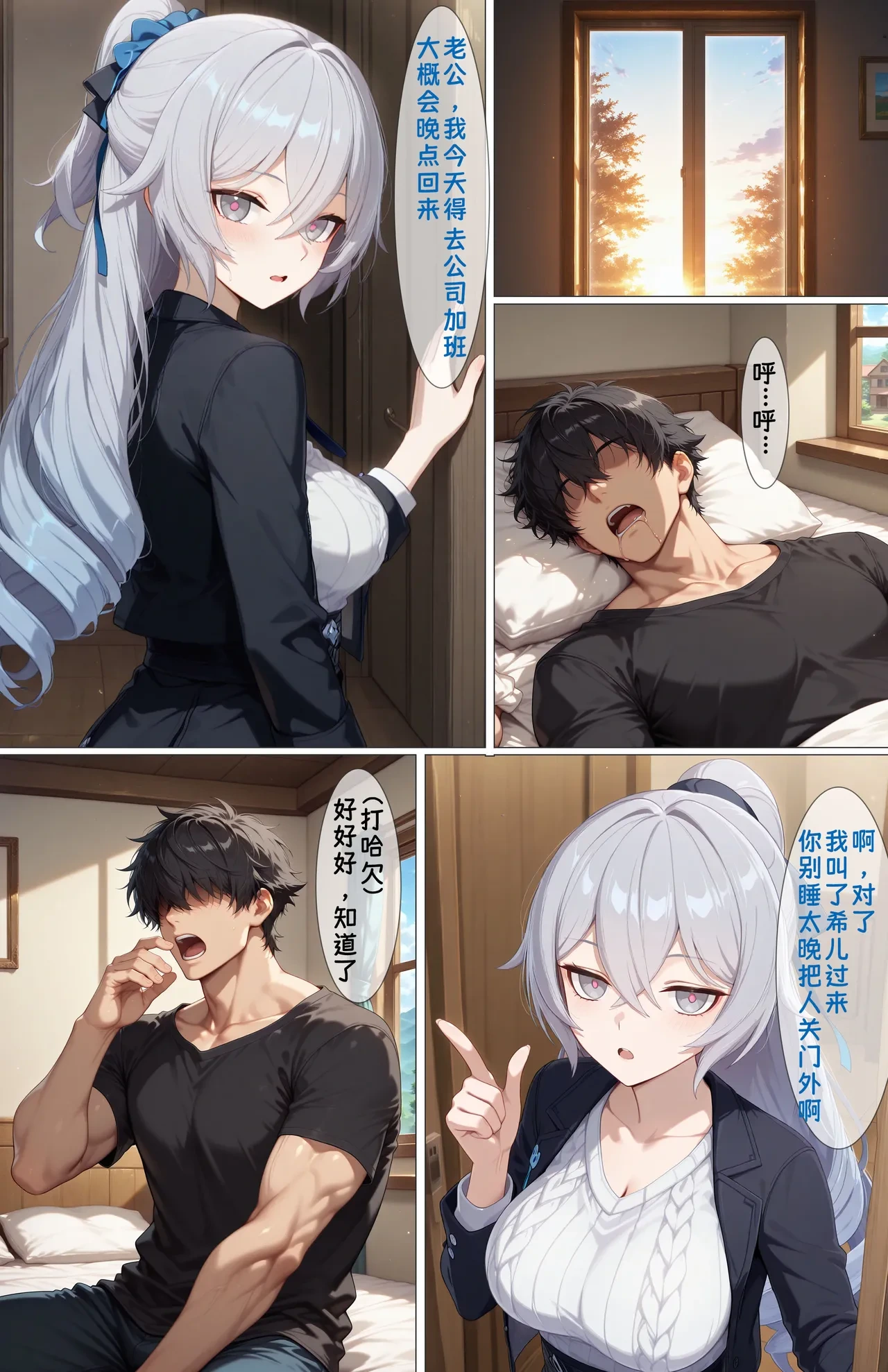 【黄色固体胶（zzzzz）】希儿的偷吃（重置版）（薄码）[AI Generated]