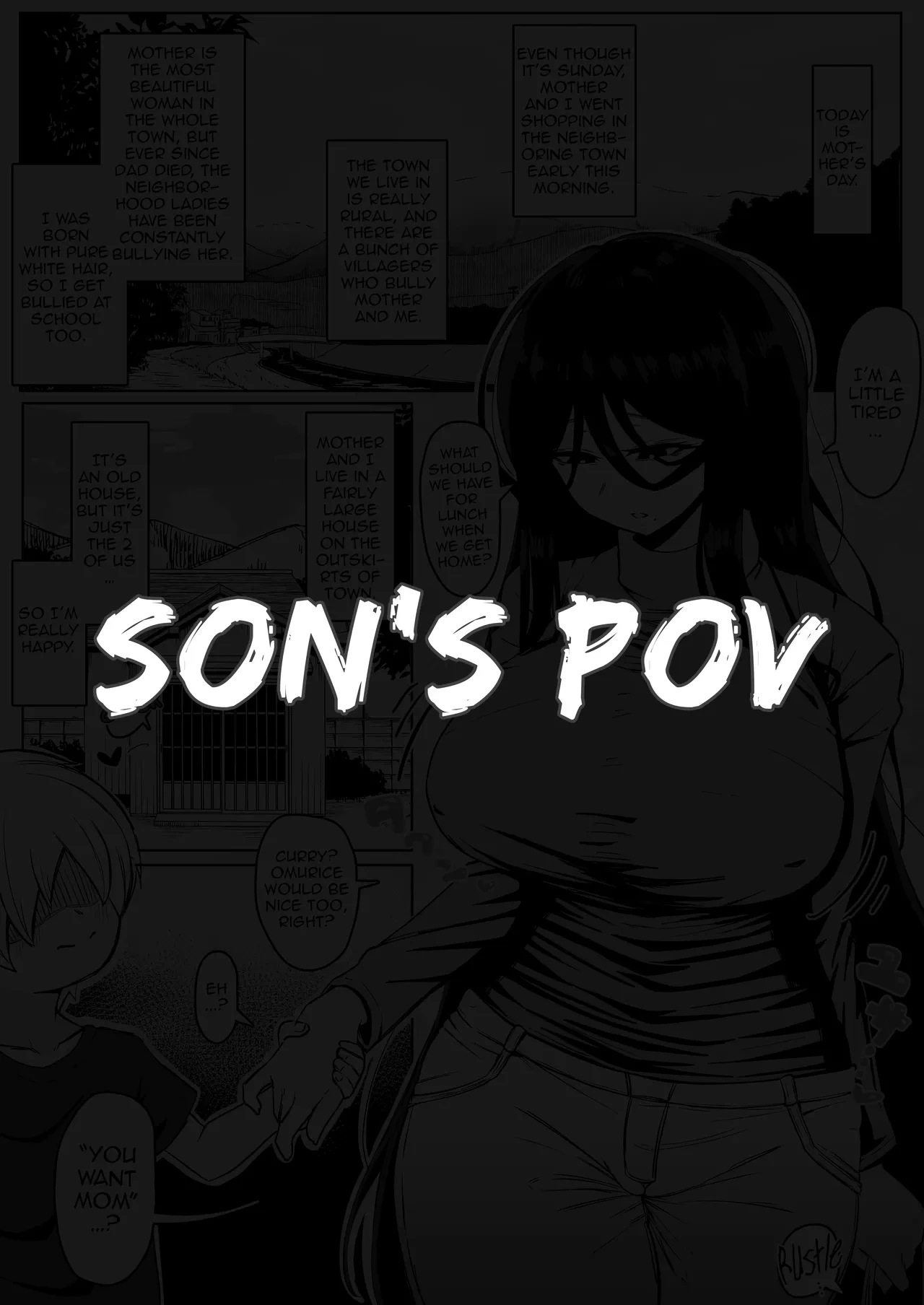 [Muru no Honbako] Inaka de! Boshi Kōbi | In the Countryside! Mother-Son Mating [English] [NTerm]