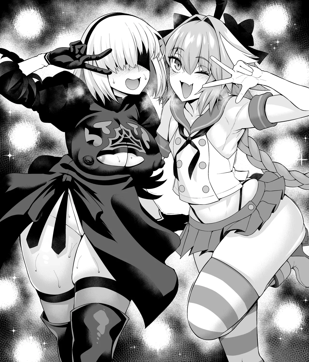 [Ankoman] Asutorufo to ￮￮￮, kosupure tokui-ten e iku ❤ [Text Cleaned]