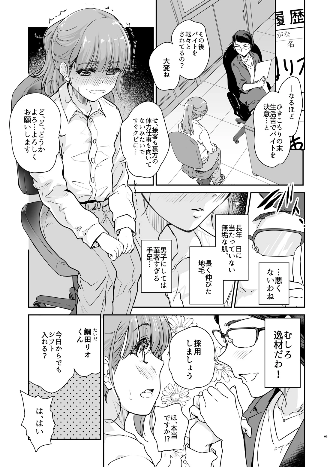 [Ngmyu (Tohgarashi Hideyu)] Otoko no Ko Cafe Cherry Mug e youkoso