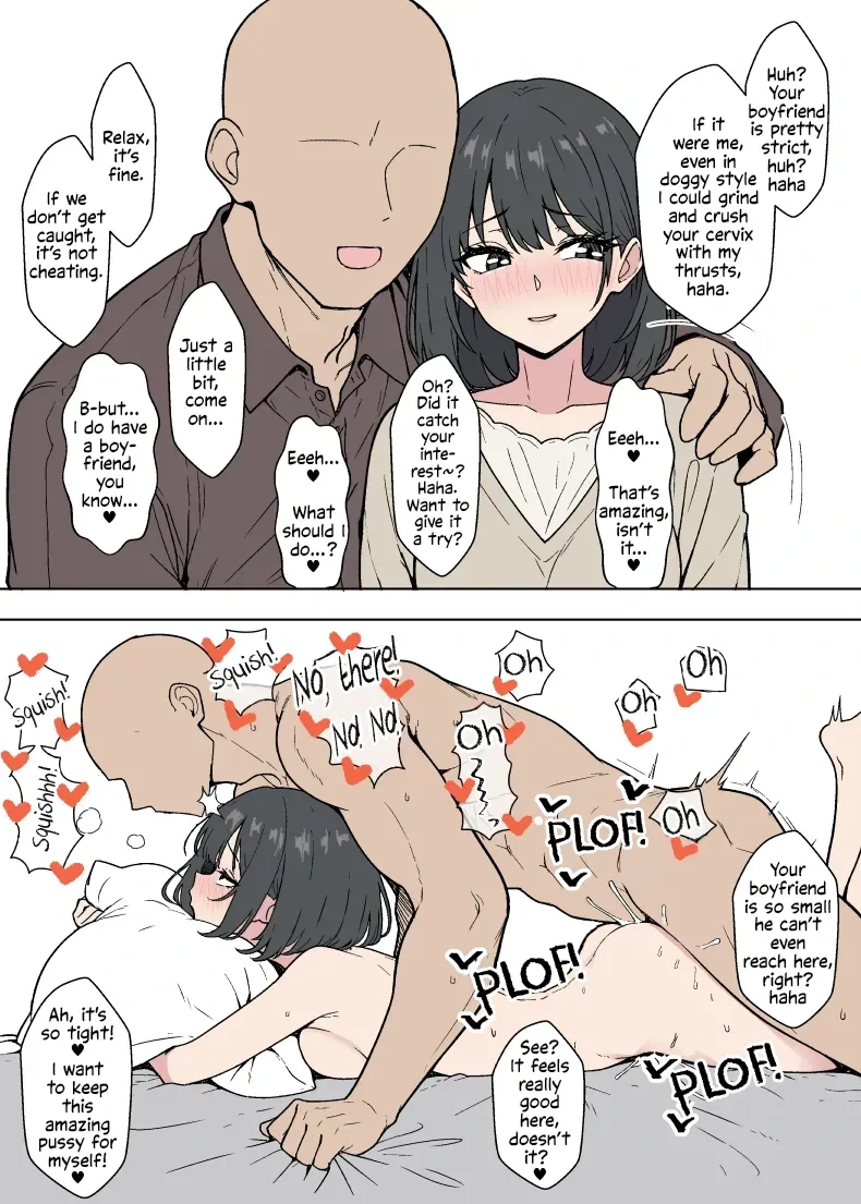[ardens] Yarichin Senpai ni Netorareru Kareshi Mochi Muttsuri Sukebe-chan [English]