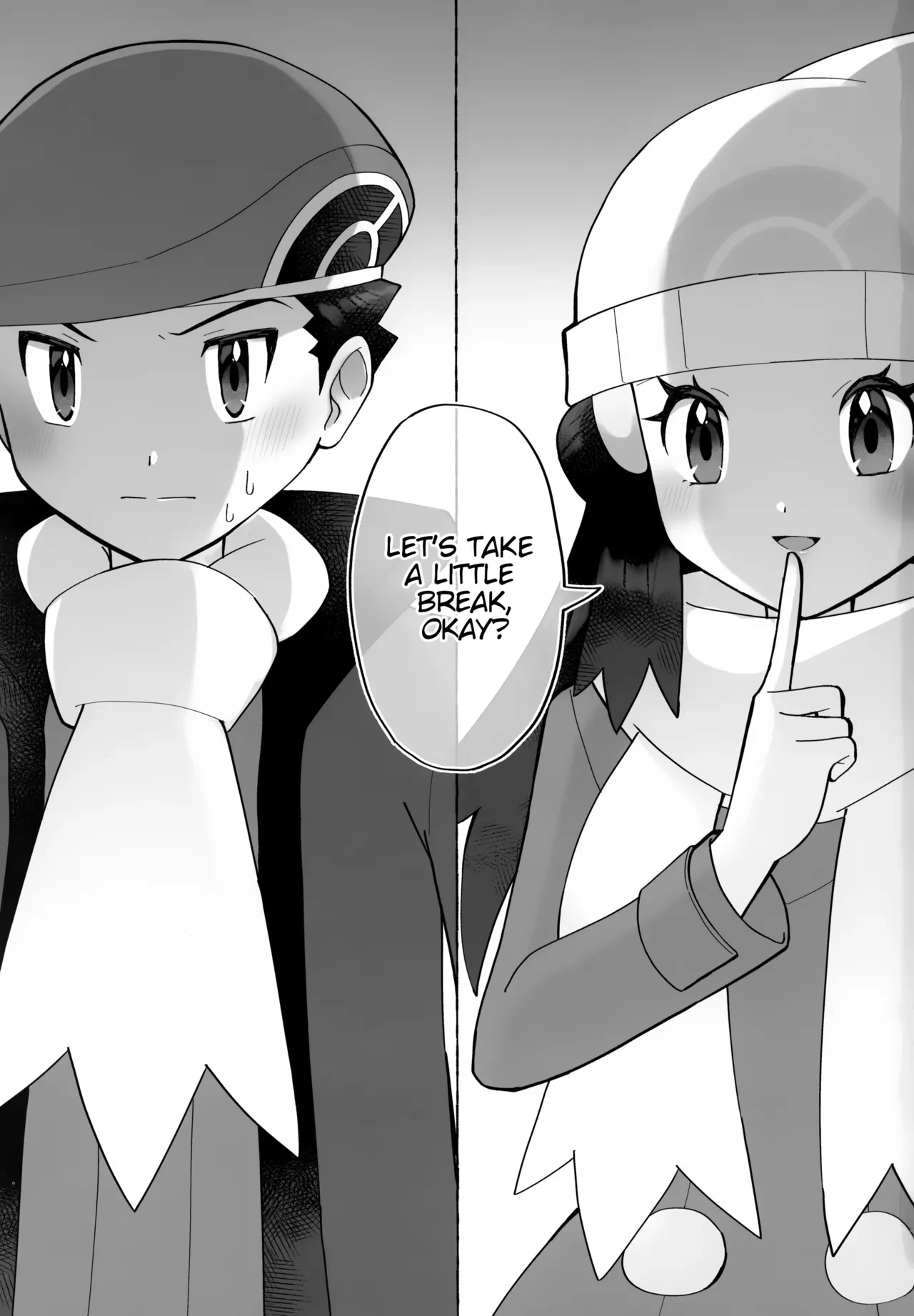 (Challenger! 31) [Ritteria (Sawarabi)] Chotto Kyuukei Sasete ne | Let's Take a Little Break, Okay? (Pokémon Diamond and Pearl) [English]