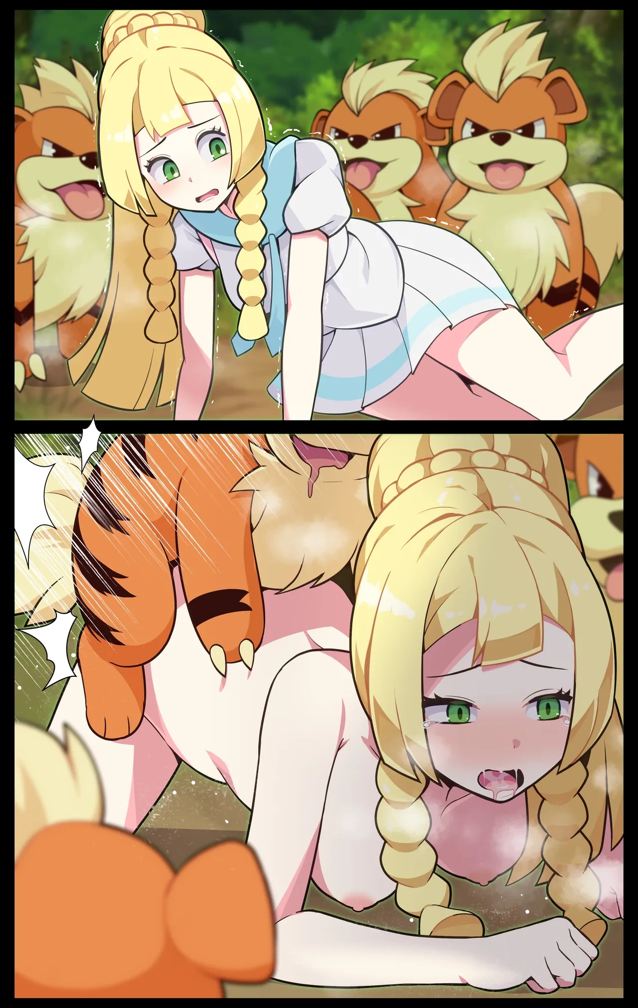 [everyday2] Lillie X Growlithe (Pokémon)