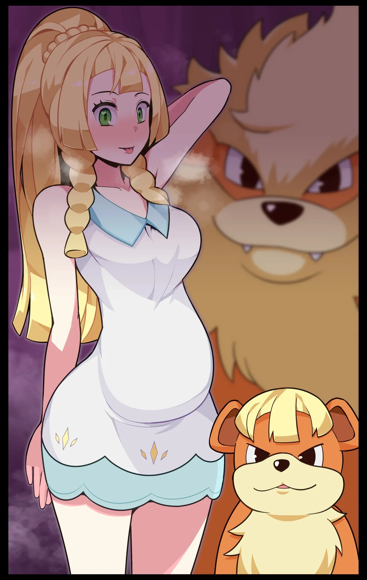 [everyday2] Lillie X Growlithe (Pokémon)