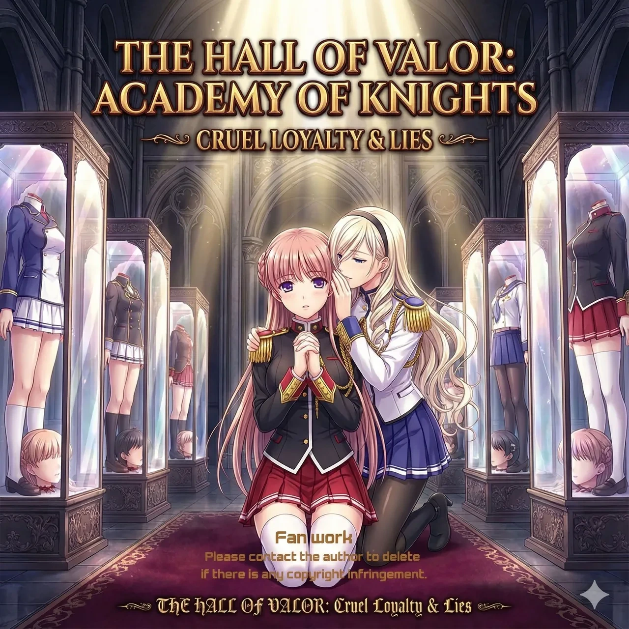 [AI Generated] [R18G]The female knight's sacrifice 骑士学院英灵殿