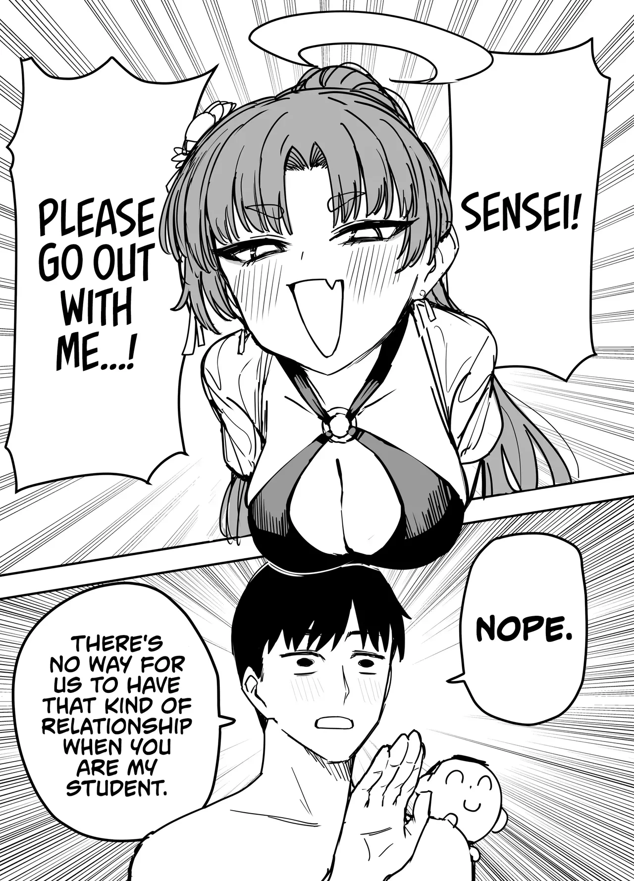 [Putama]  Zenryoku! Kadenokouji  |  Don't hold back! Miss Kadenokouji (Blue Archive) [English] [TheWhiteLine]