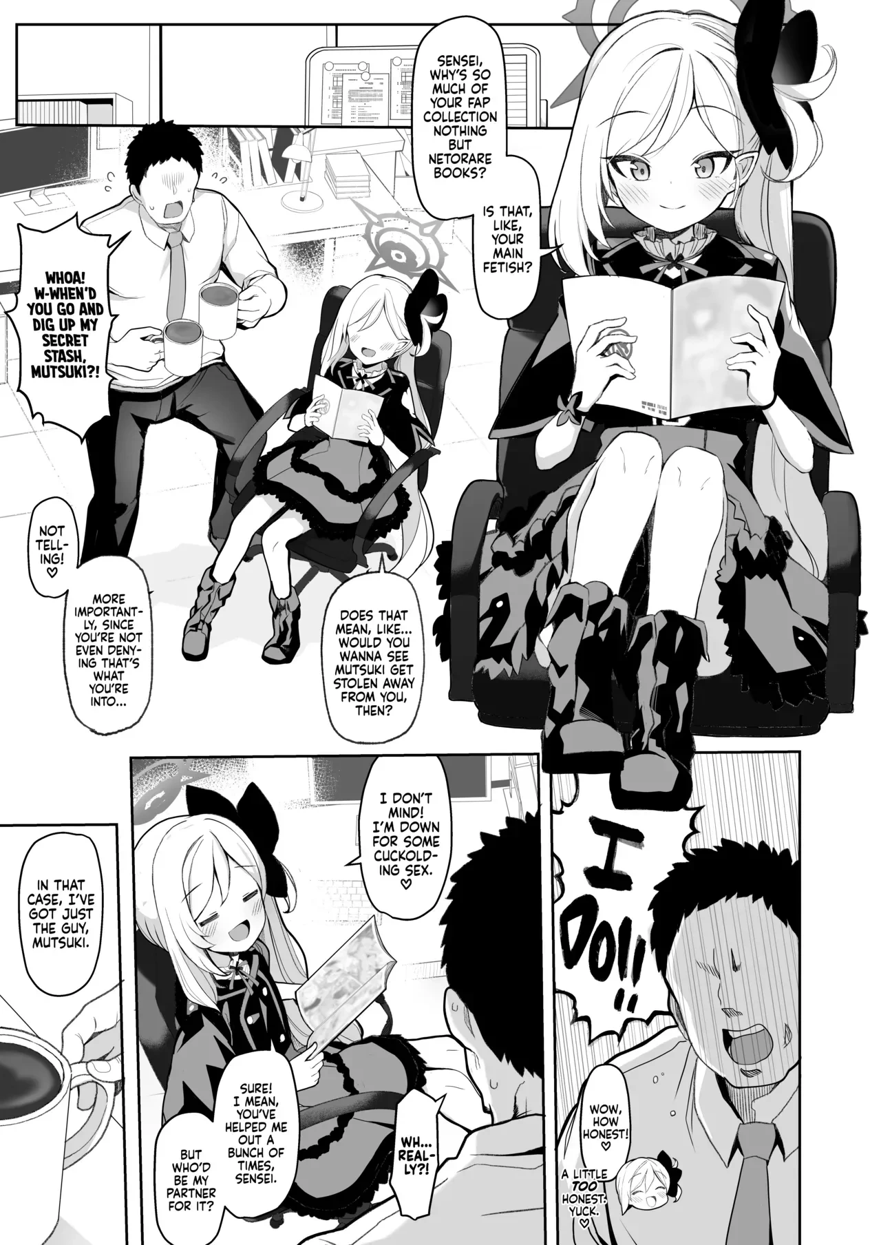 [Momokan (Momonosuke)] Netorase Archive (Blue Archive) [English] [Xzosk] [Decensored] [Digital]