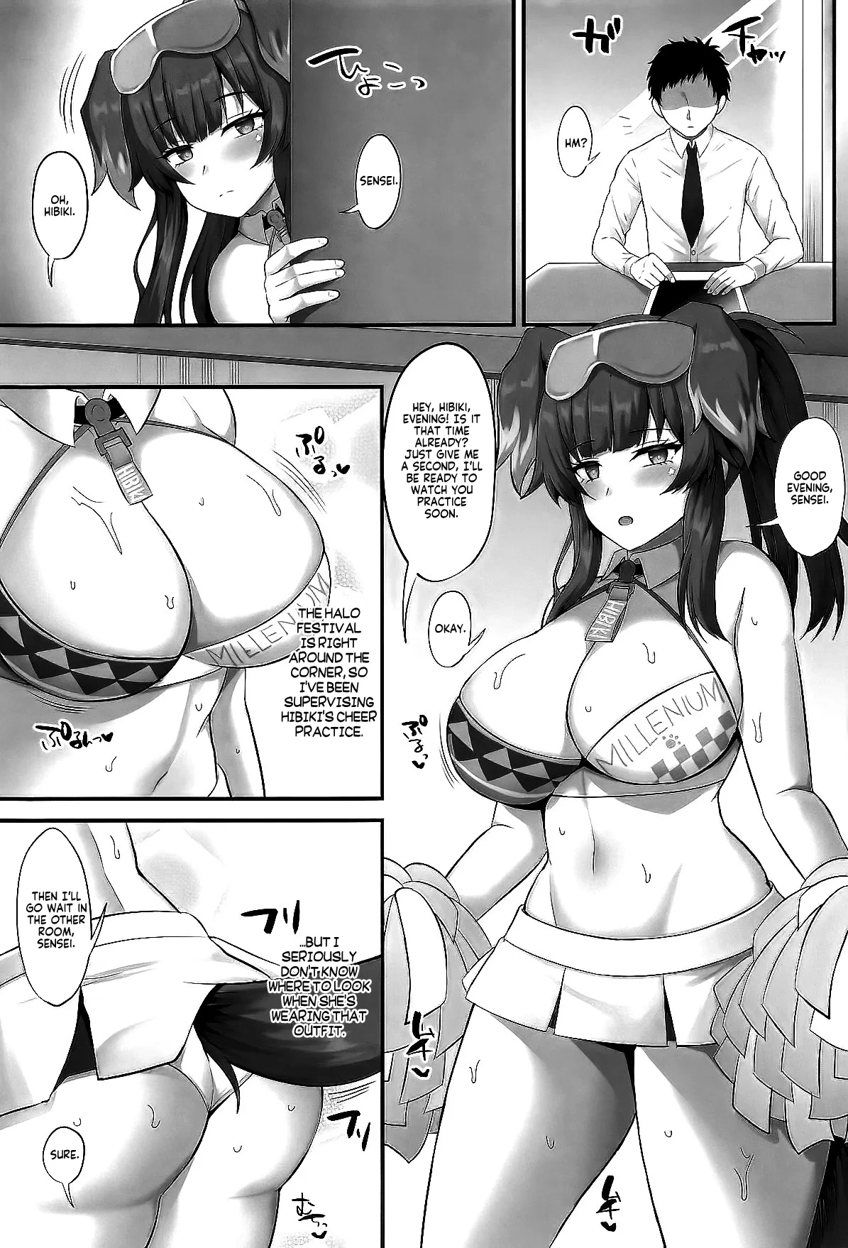 (C104) [Hoshizora Sutekki (Kisaragi Nana)] Ganbare! Ganbare! Sensei (Blue Archive) [English] [Tea Party Scans]
