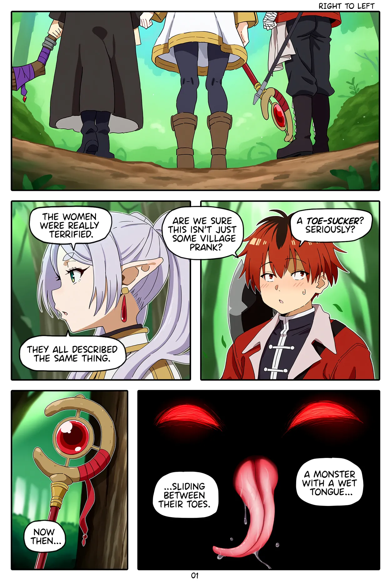 [Baba] A Frieren Quest: Toe-Sucker Ep. 1-6 (ongoing) [English] [Uncensored] [AI Generated]