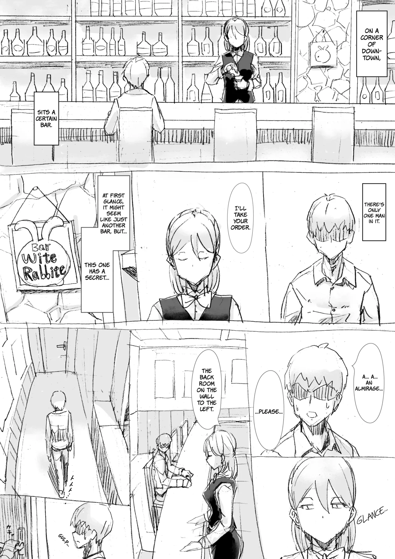 [Pikopiko Saber] Toaru Bar Nite... | At A Certain Bar... [English] [The People With No Name]