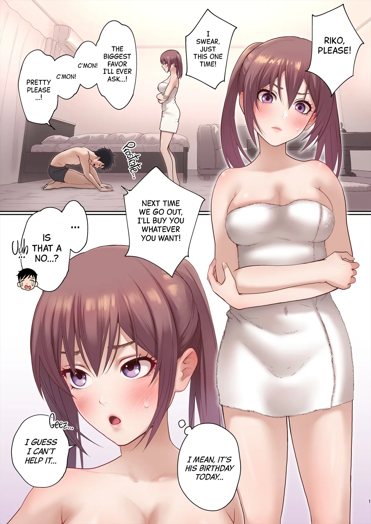[E☆Roman Koubou (Edogawa Roman)] Oshi ni Yowai Kanojo | She's Bad at Saying No [English] [Black Grimoires] [Decensored]