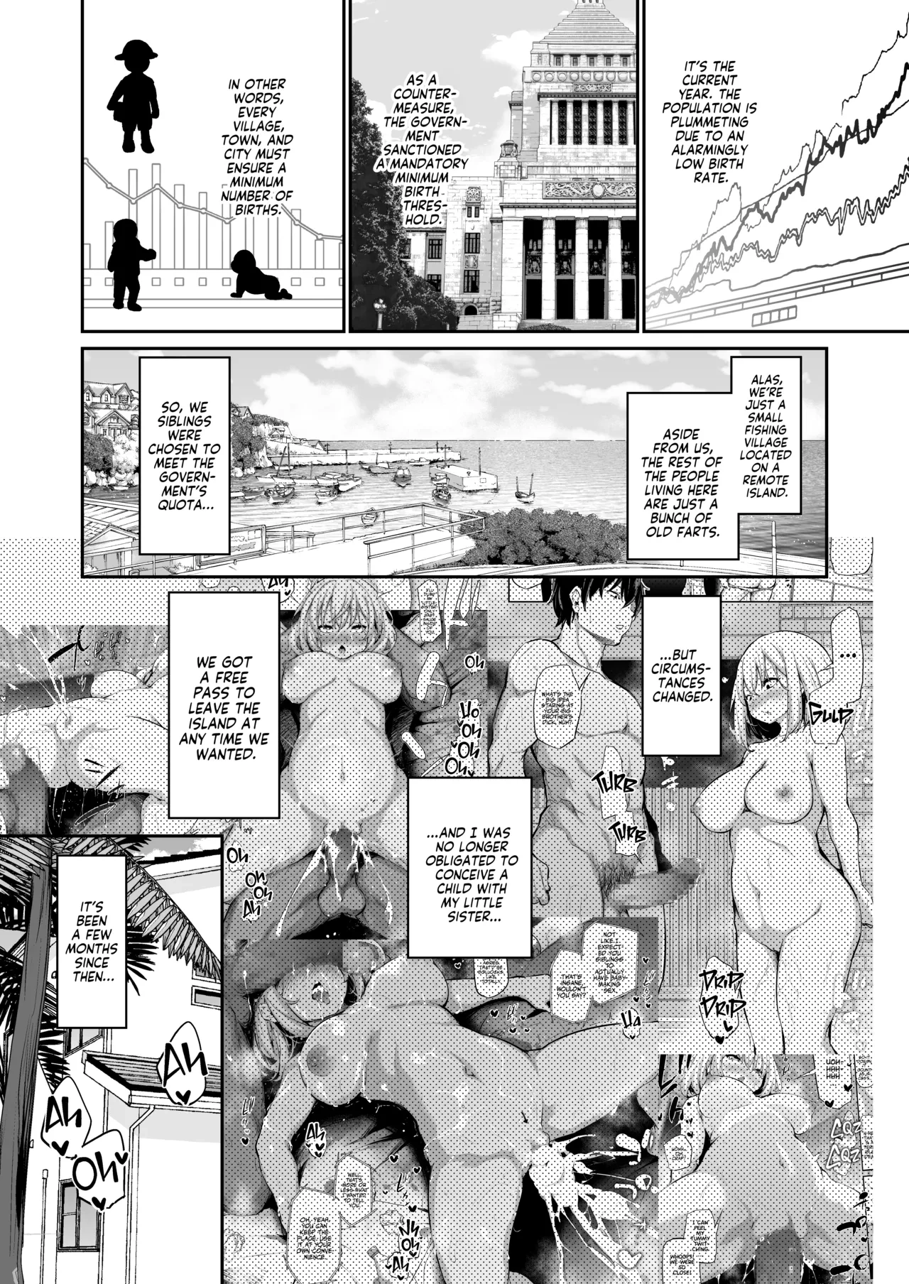 [Airandou] Imouto Haramasenai to Derarenai Shima 2 | You Must Breed Your Sister To Leave This Island 2 [English] [Team Rabu2] [Sample]