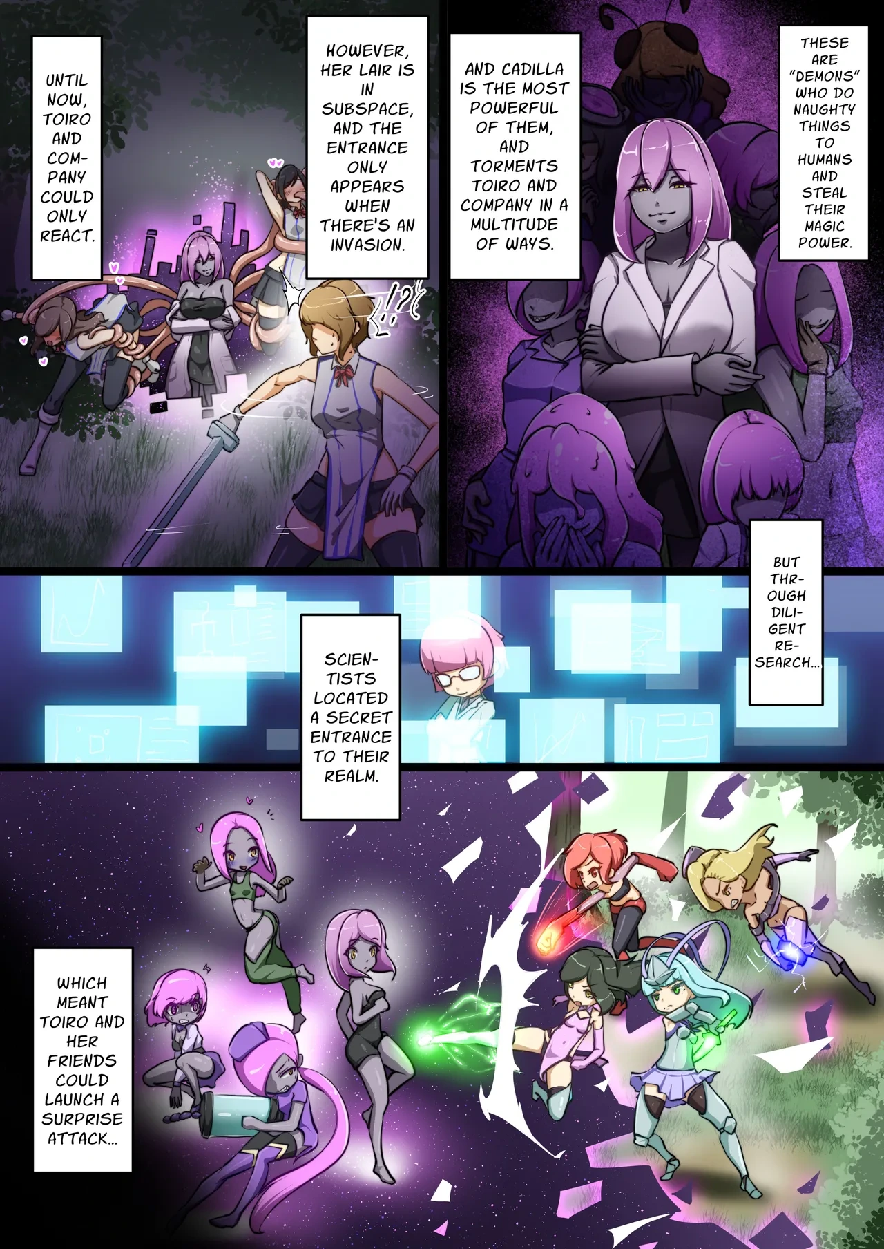 [Dew] Uchi no Ko ga Ecchi na Teki to Tatakatte Haiboku suru Hanashi ~Souryokusen Hen~  | A Story Of Girls Fighting Naughty Enemies And Losing ~Total War Chapter~ [English] [Stationary Target]