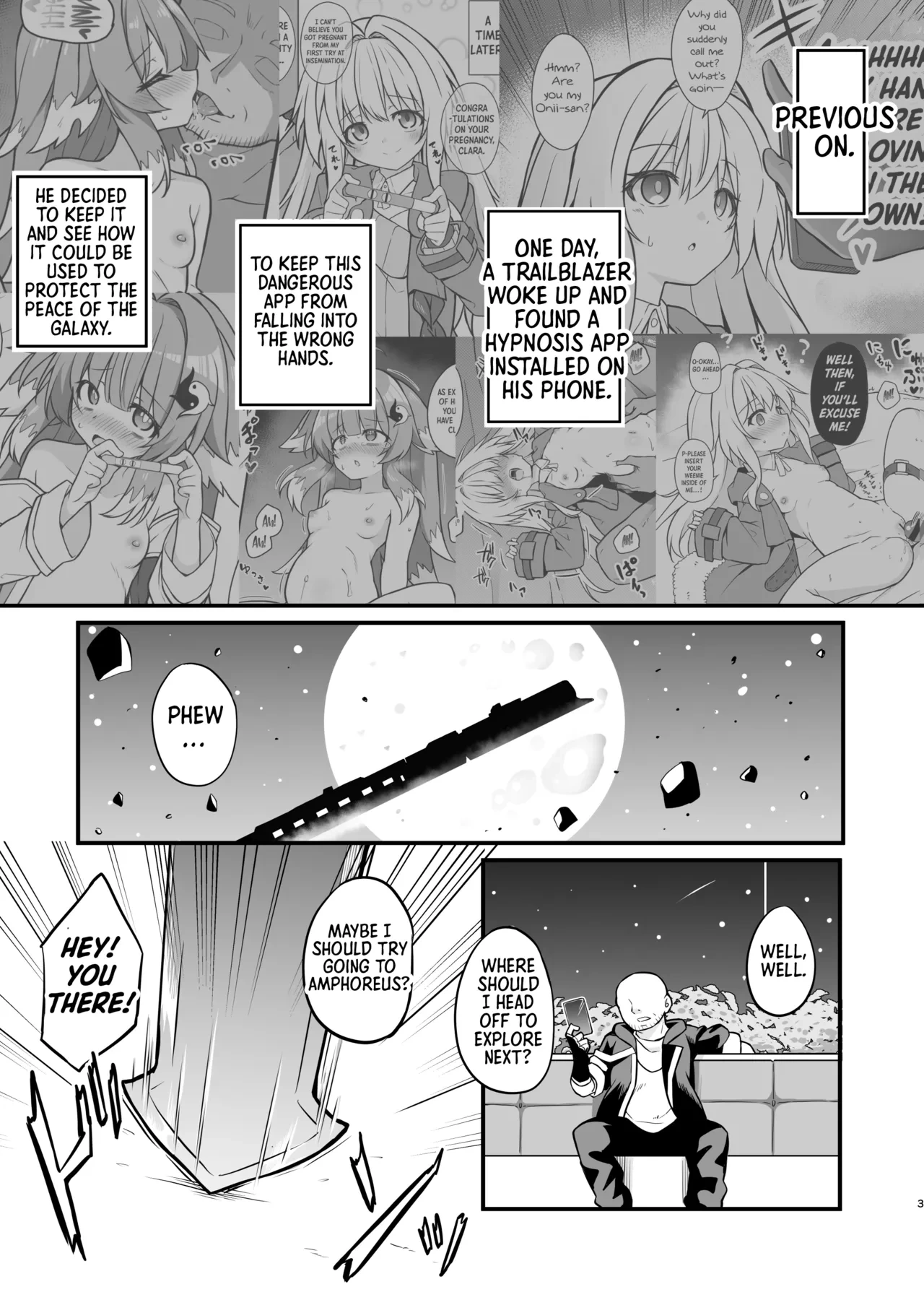 [Tonzura Douchuu (Kazawa)] Yunli o Saimin shite Hanshoku no Unmei o Ayumitai | Hypnotizing Yunli to Breed for Life (Honkai: Star Rail) [English] [Shiro Translation] [Digital]