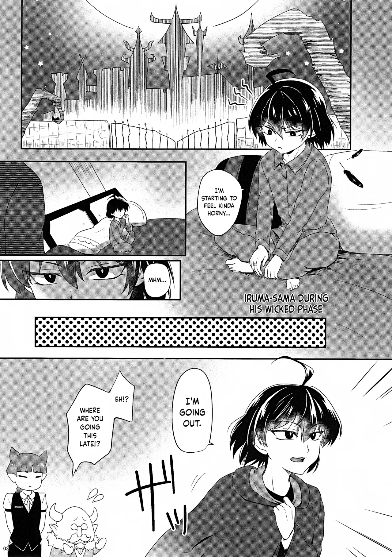 [Kanimiso Churu Churu (Kanimi)] Aku Santa ga Yattekita | A Devilish Santa Came to Town (Mairimashita! Iruma-kun) [English] {Chin²}