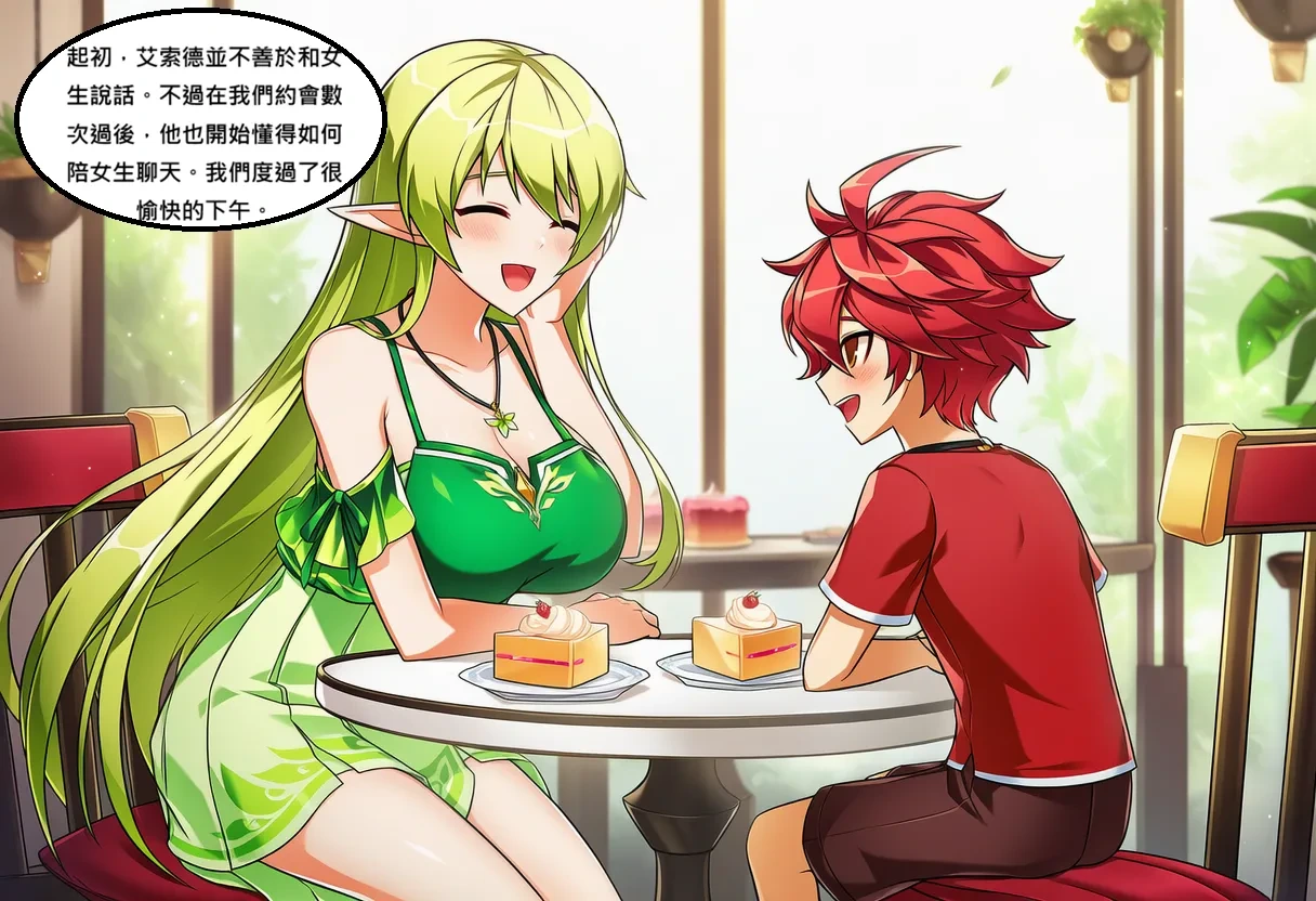 [Pixiv] Q Rena & Elsword [AI Generated}