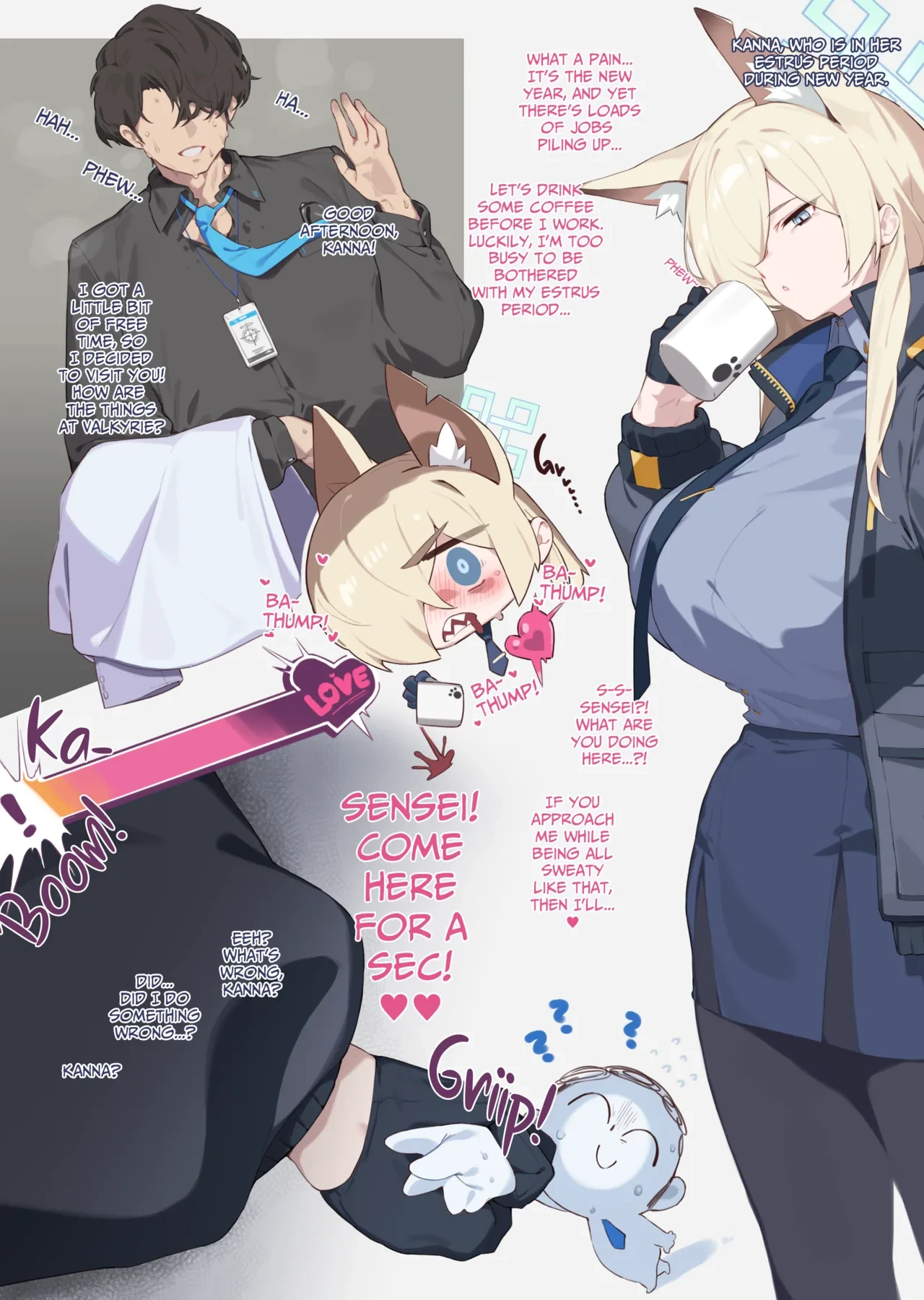 [Yanje] Sensei, Chotto Kochira e Kite Kudasai.  | Sensei, please come a little bit closer (Blue Archive) [English] [DeppoTL]  [Decensored]