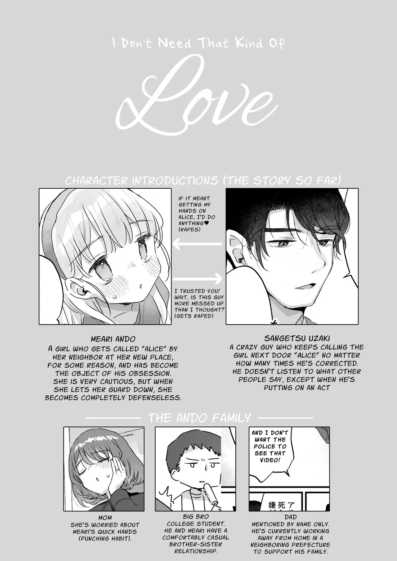 [Tenkirin (Kanroame)] Sonna Ai nara Iranai 2 ~Arisu nanka Janai noni Tonari no Onii-san ga Arisu tte Yondekite nanka Kowai~ | I Don't Need That Kind Of Love 2 ~The creep next door calls me Alice and it scares me~ [English] [Cunny Garden] [Digital]