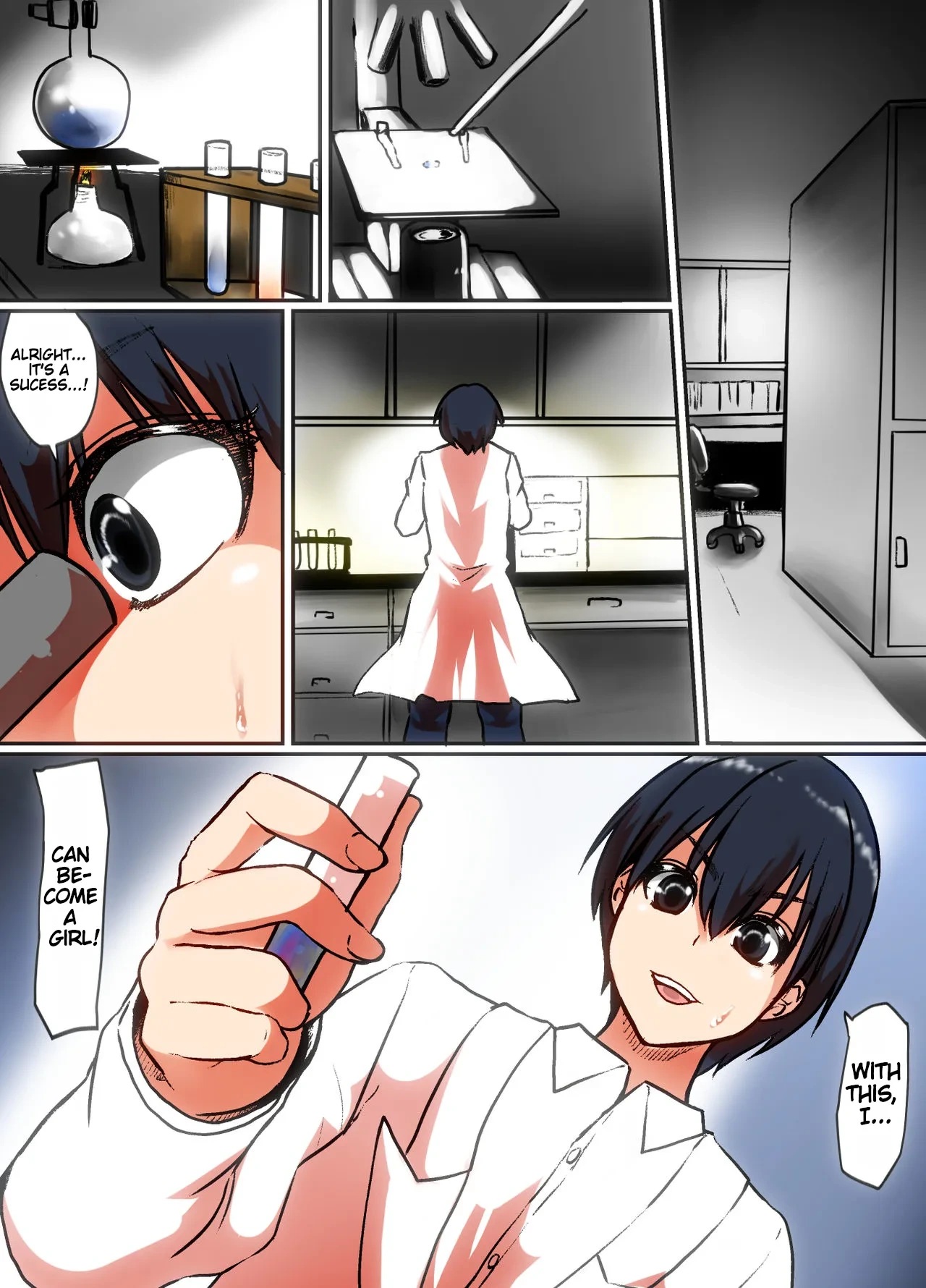 [Mahiru no Ashiato (Isna, Shiki Tenki)] Soshite Boku wa Shoujo ni Naru | And So, I Became A Girl