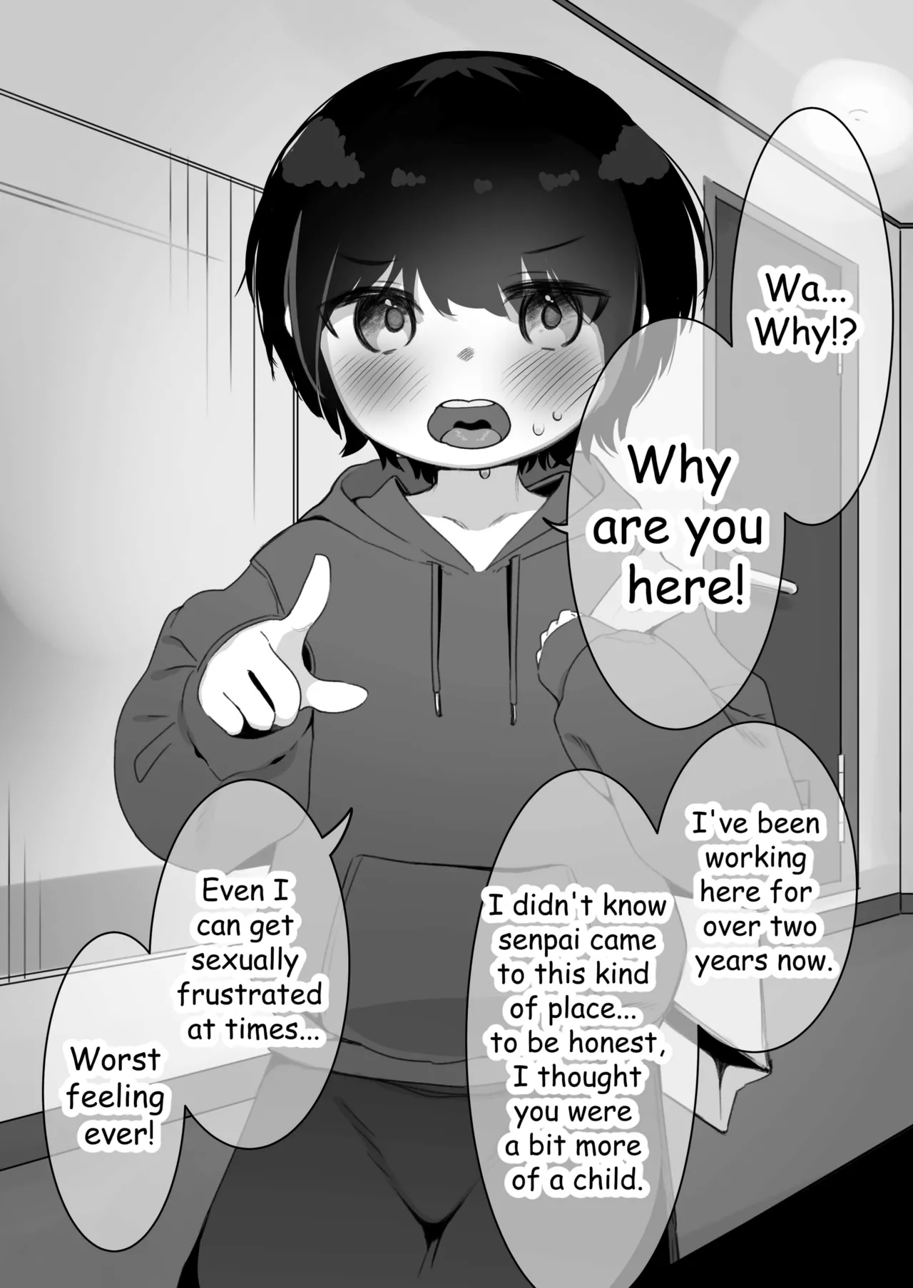 [Sena] Joseimuke Fuuzoku ni Zemi no Senpai ga Raiten Shita I Senpai came to the sex club [English]