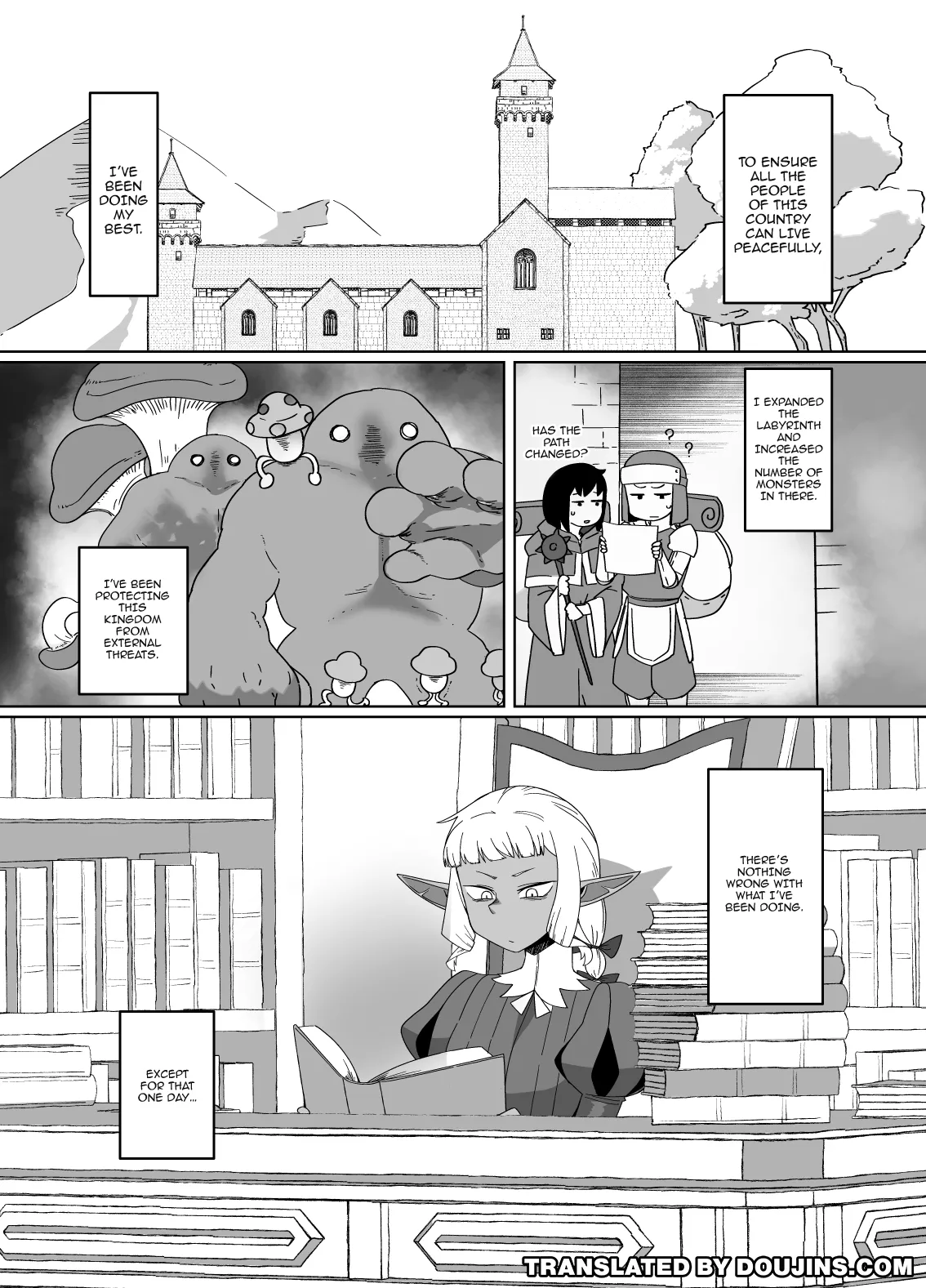 [Mogura no Suana (zeiminarai)] Doukeshi wa Boku no Ougonkyou | The Court Fool is My Golden Country (Dungeon Meshi) [English] {Doujins.com}