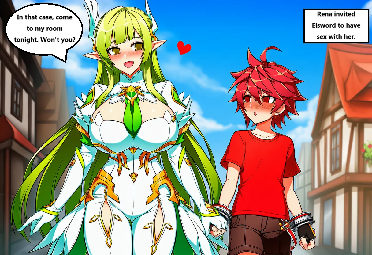 [Pixiv] Q DaB & Elsword [AI generated}