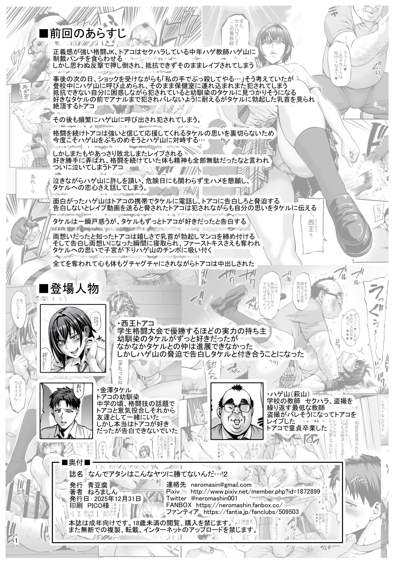 [Aodouhu (Neromashin)] Nande Atashi wa Konna Yatsu ni Katenai nda...! 2 [Digital]