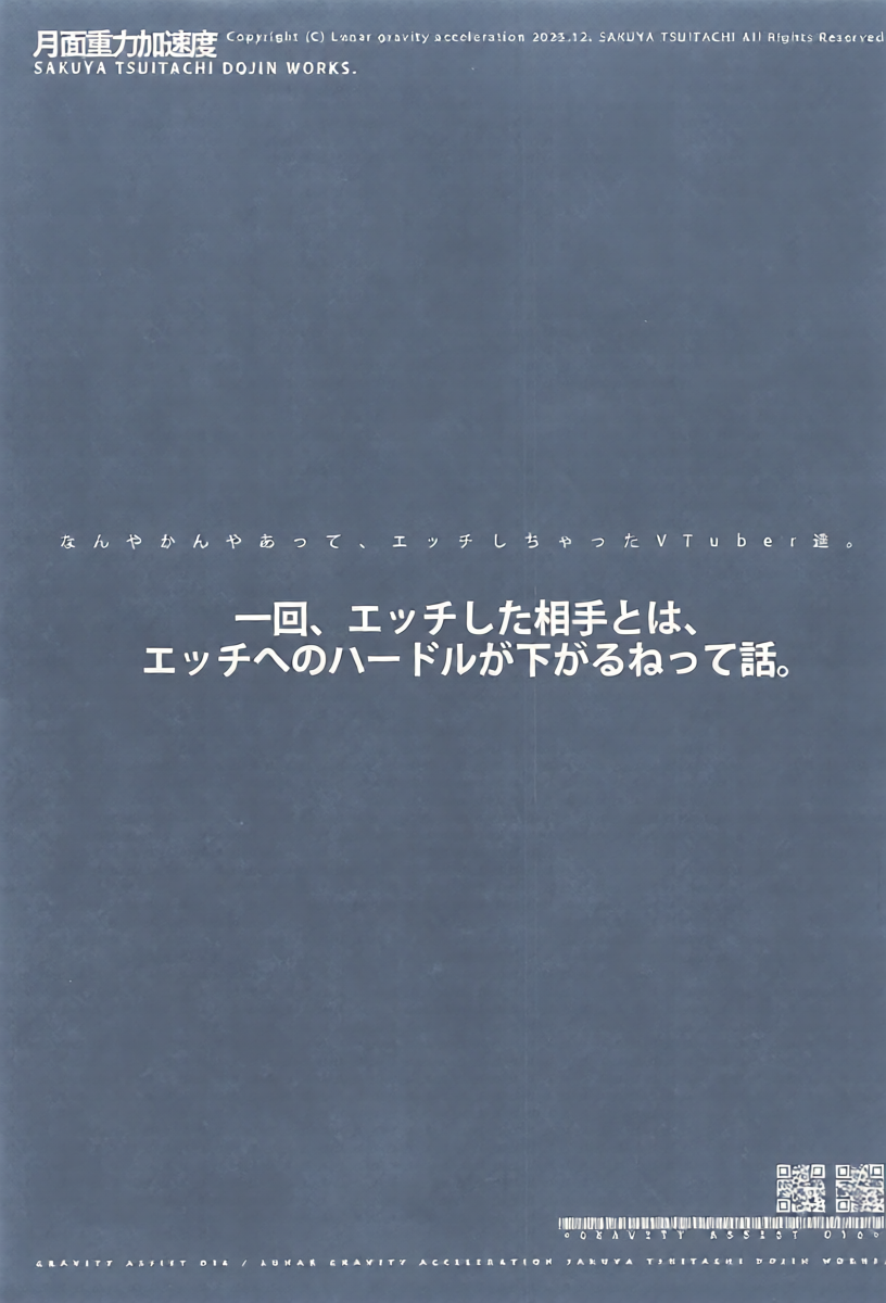 (C107) [Lunar gravity acceleration (Sakuya Tsuitachi)] Gravity assist 016 (Nijisanji)
