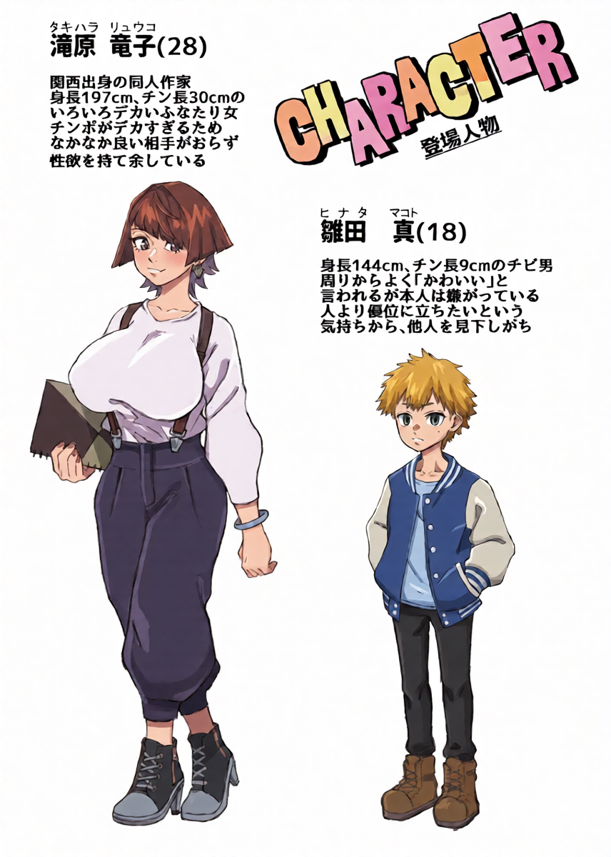 [Mousou Hatake (Hatake)] Off-Pako Shippai!? Futanari Mangakka no Kanojo ni Natta Ore - Offline sex failed!? A boy who became the girlfriend of a futanari manga artist [Digital]