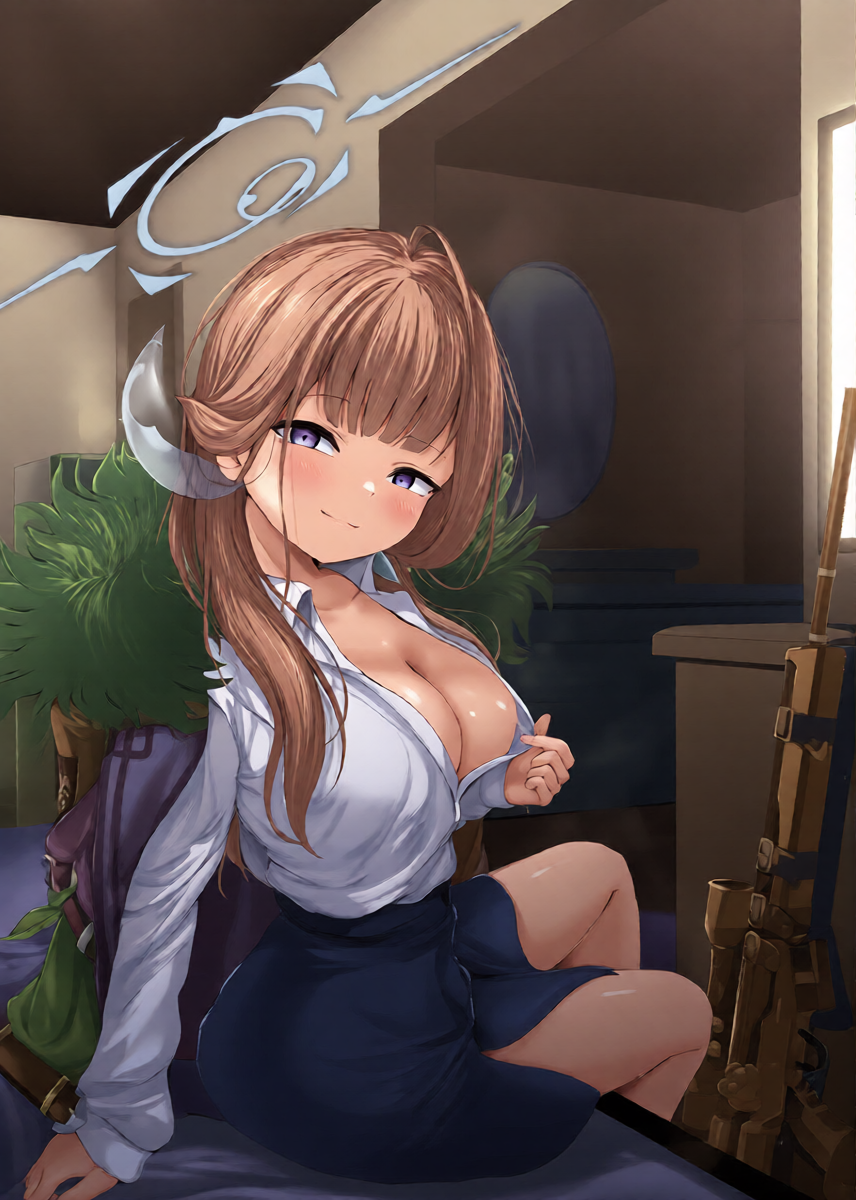 (C106) [HUNGRRRRY (qNdEbASeR)] Hontou ni Atta Kyoufu Bukken ~Ero sugiru Kyakushitsu~ - Really scary property too erotic guest room (Blue Archive)
